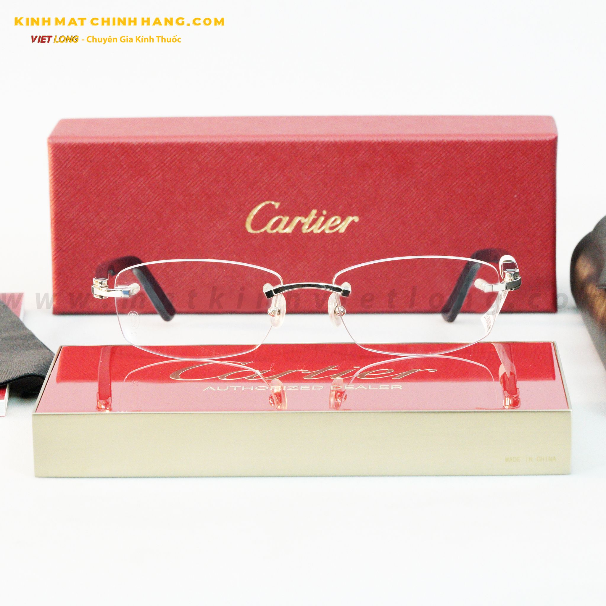 GỌNG KÍNH CARTIER CT0048O-005 53-16