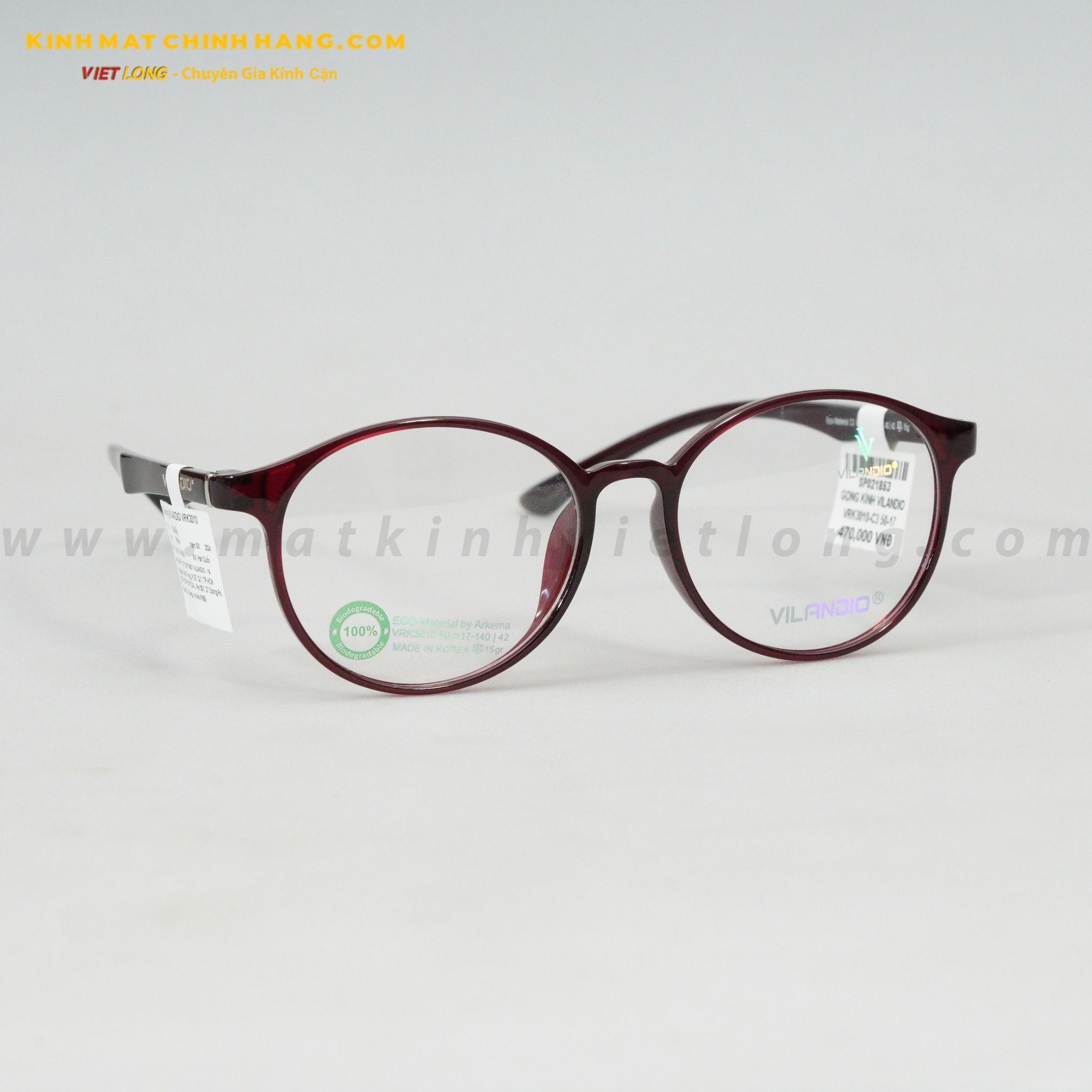 GỌNG KÍNH VILANDIO VRK3010-C3 50-17