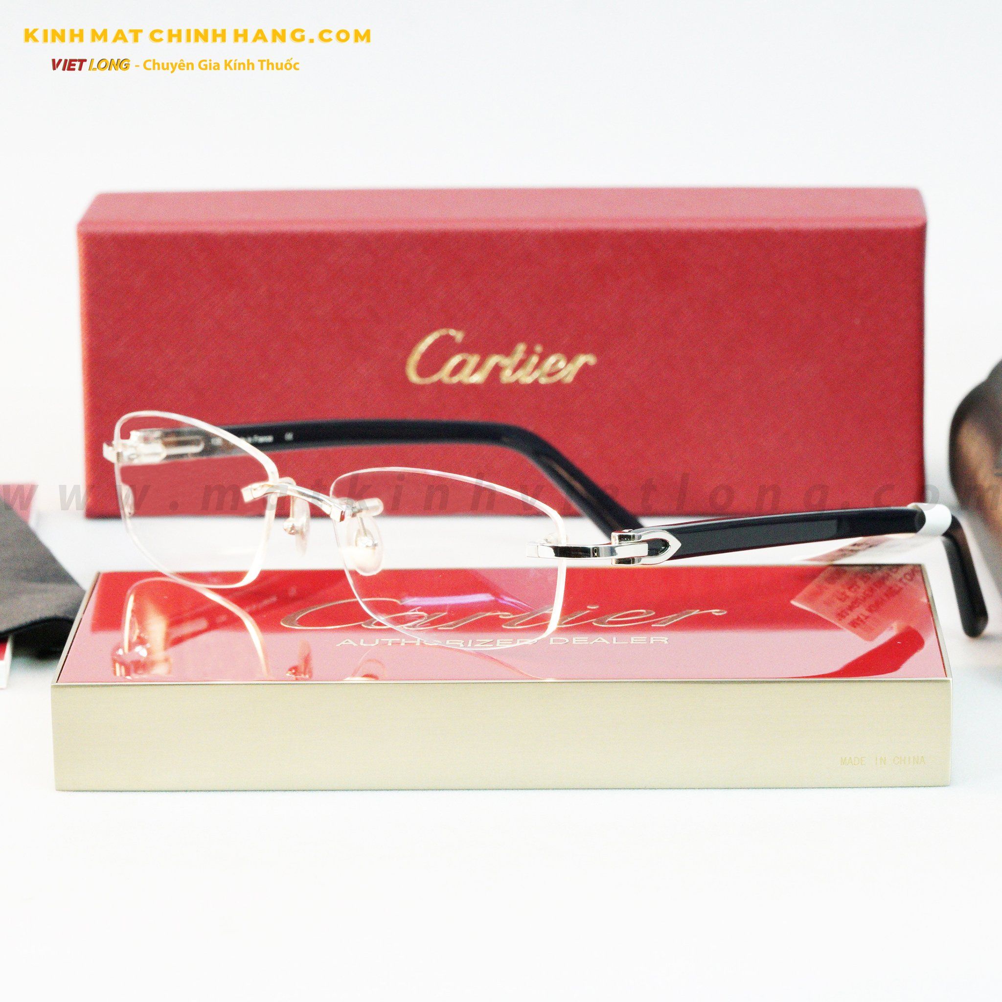 GỌNG KÍNH CARTIER CT0048O-005 53-16