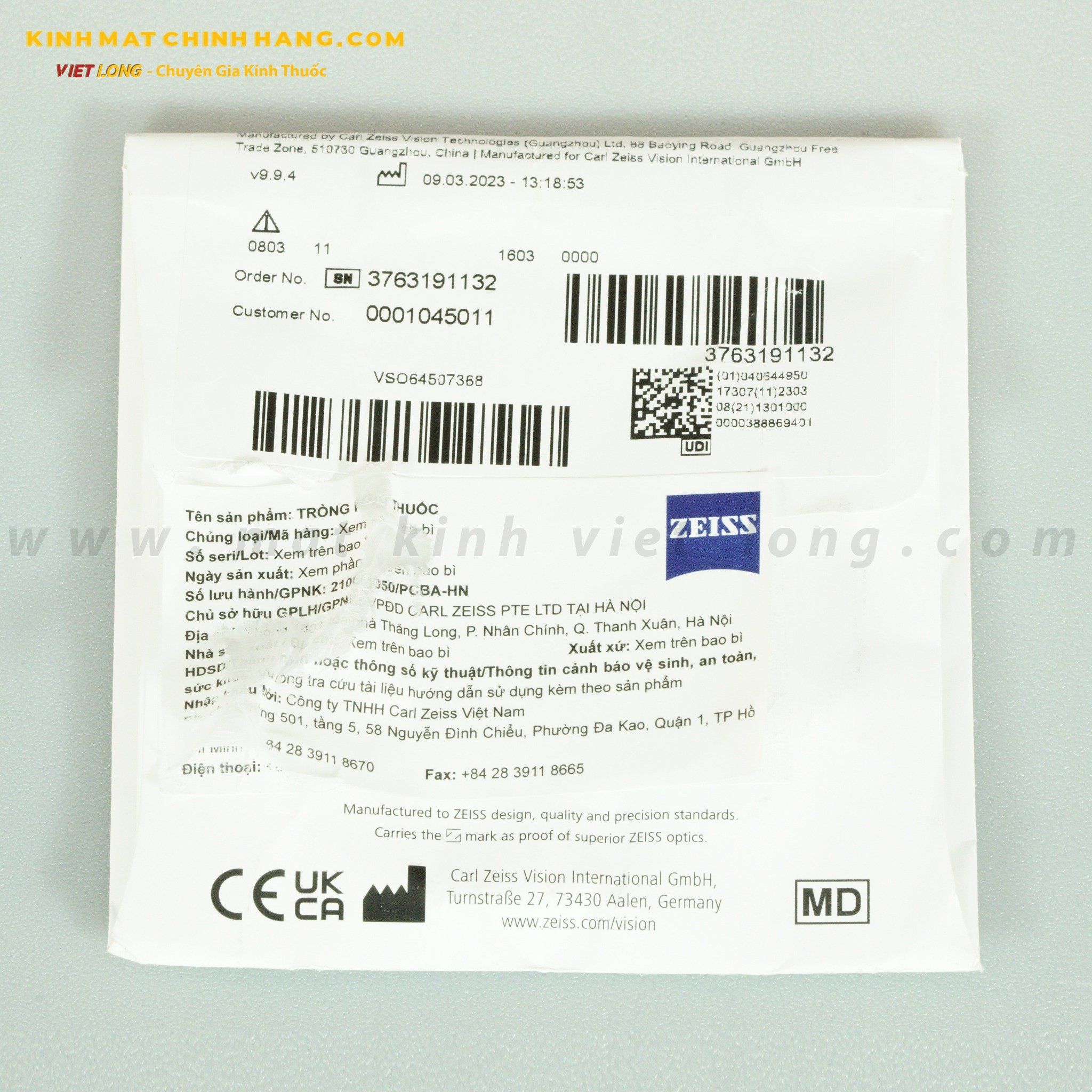 PHỦ ĐỔI MÀU ZEISS 4500K