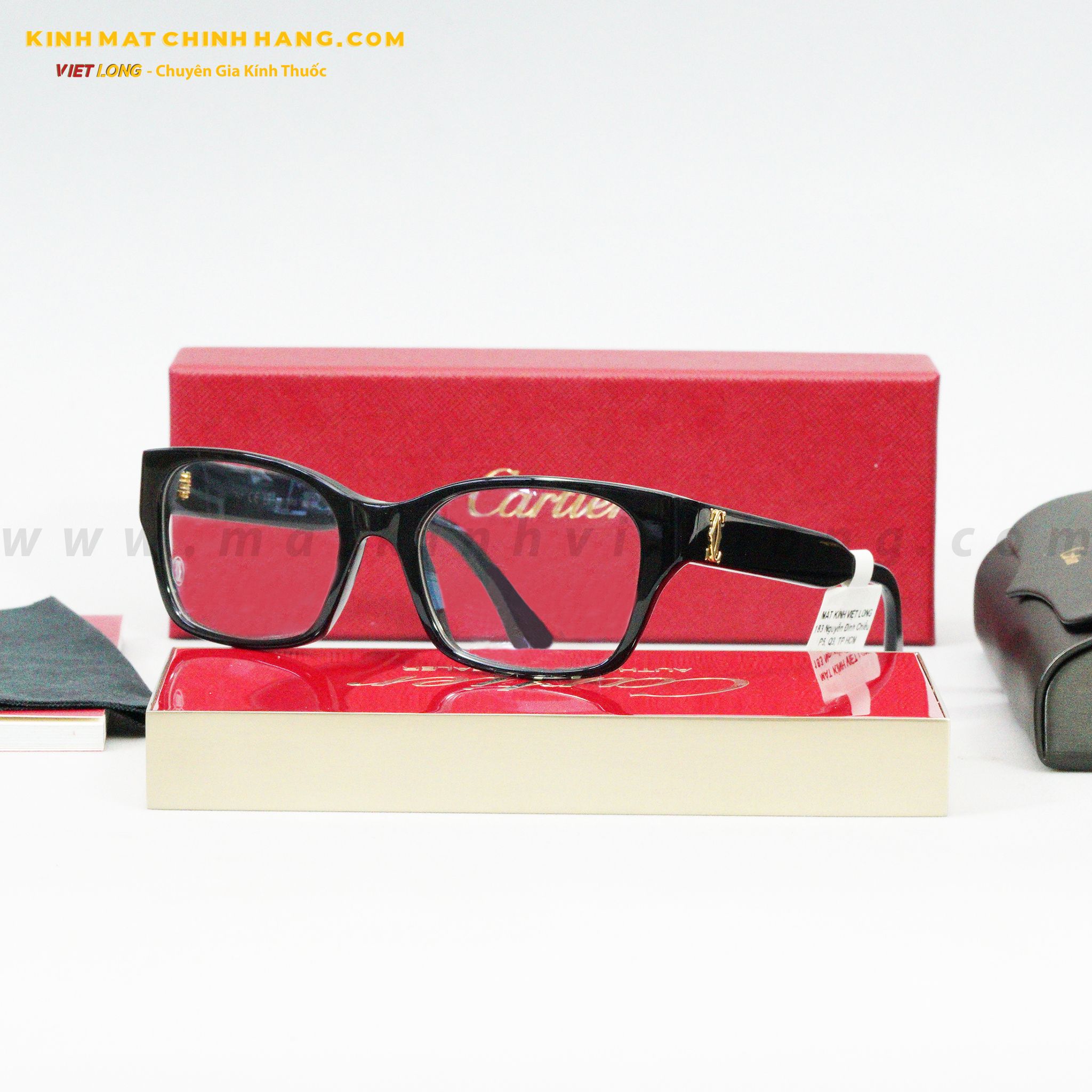 GỌNG KÍNH CARTIER CT0316O-001 52-18