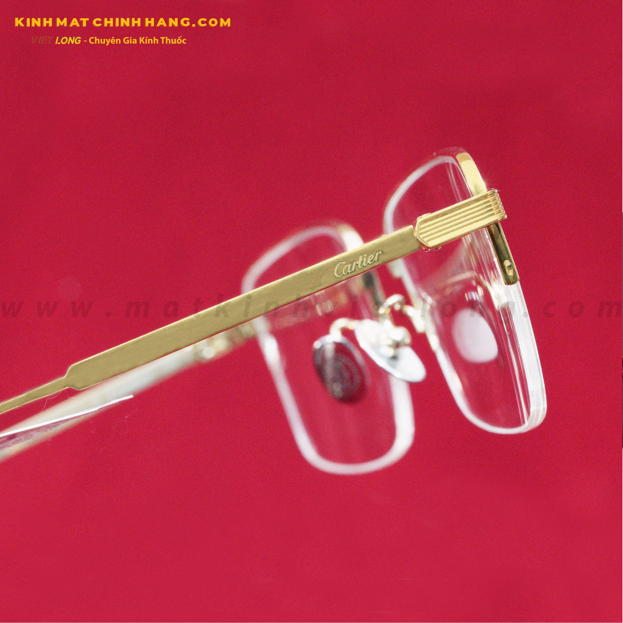GỌNG KÍNH CARTIER CT0348O-001 55-19