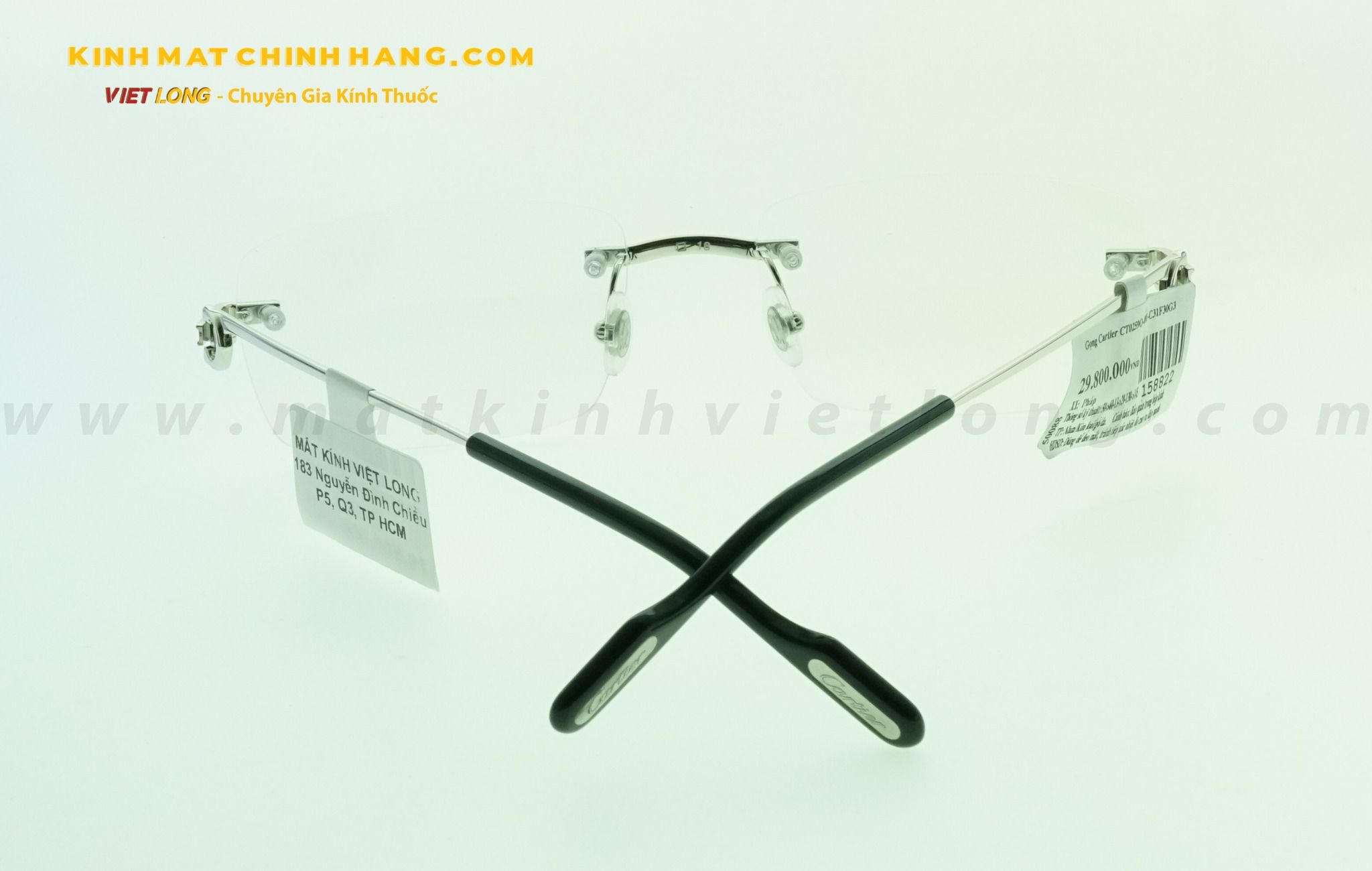  GỌNG KÍNH CARTIER CT0259O-001 55-18 