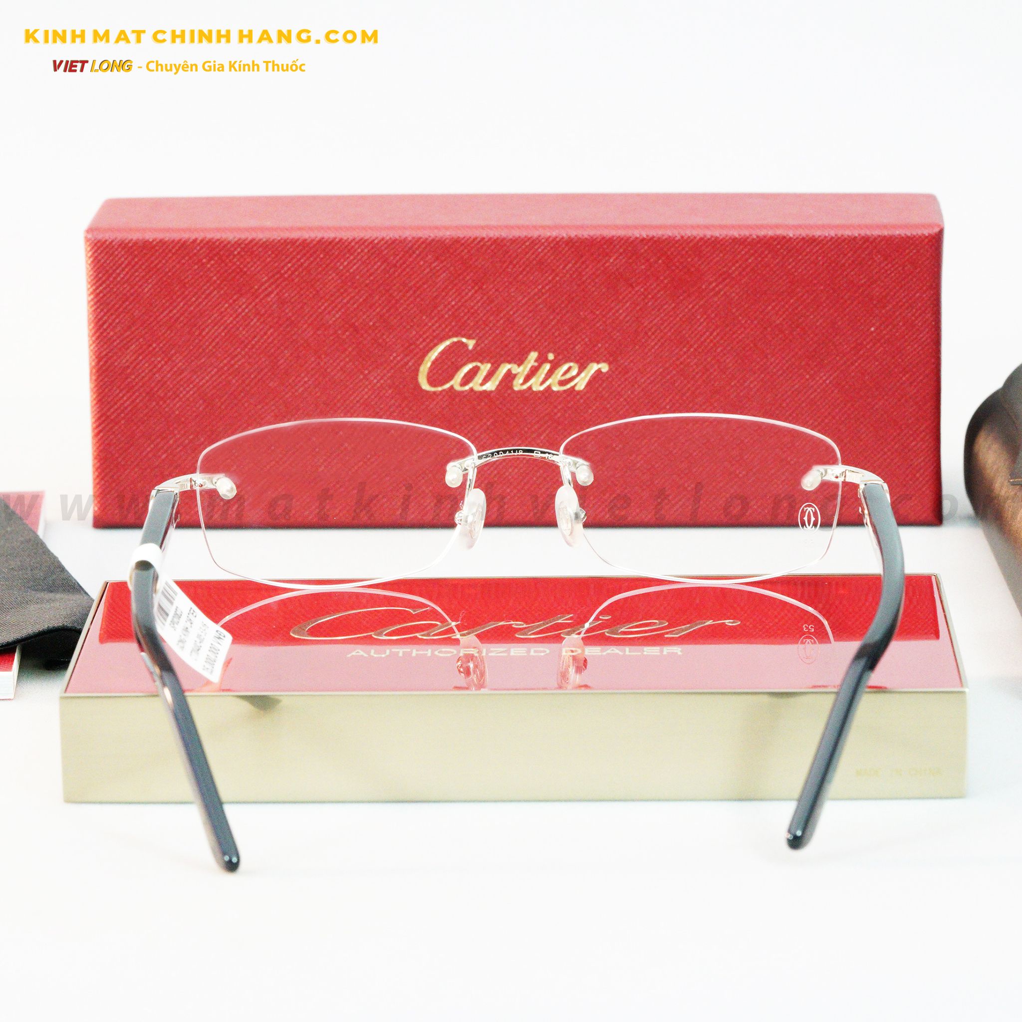 GỌNG KÍNH CARTIER CT0048O-005 53-16