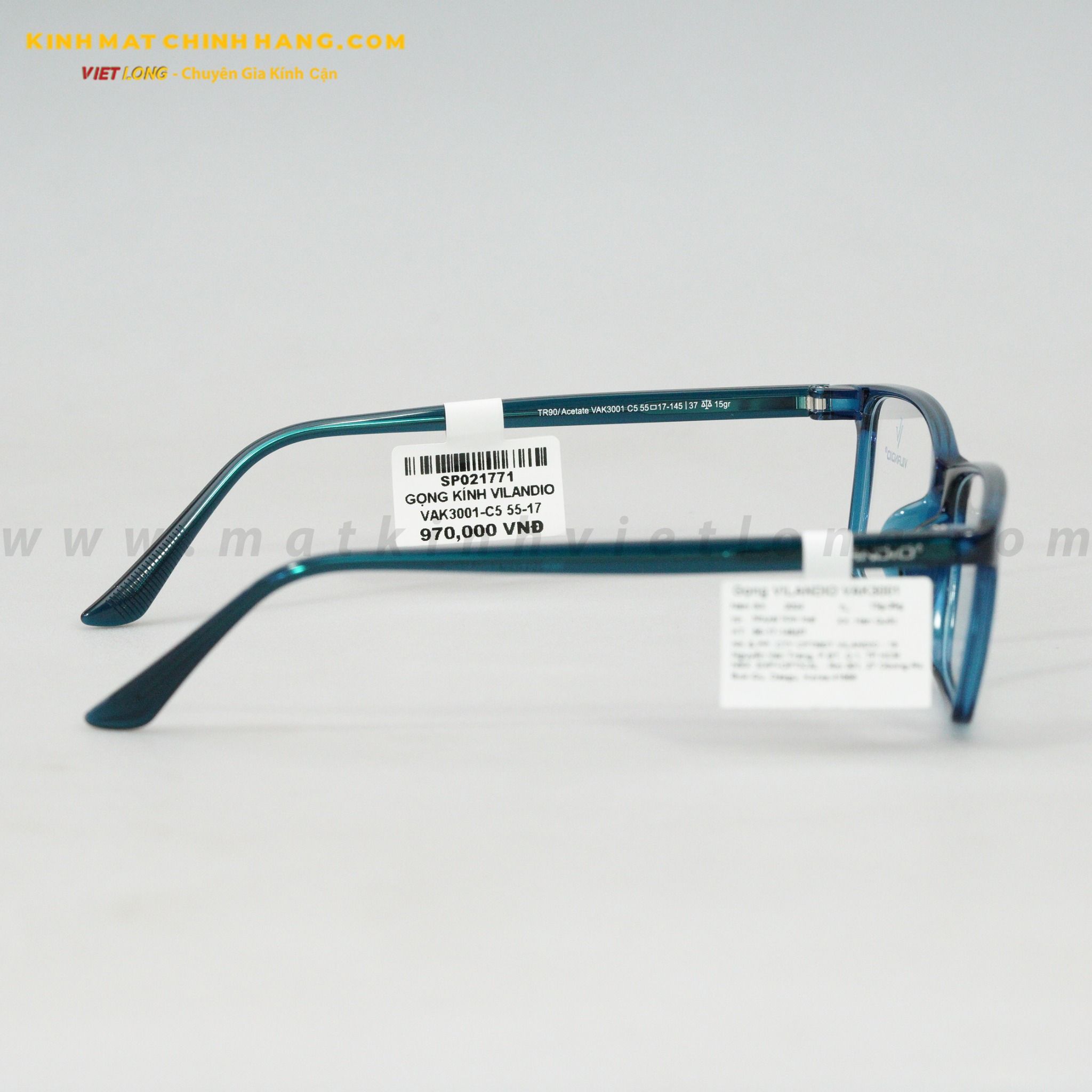 GỌNG KÍNH VILANDIO VAK3001-C5 55-17