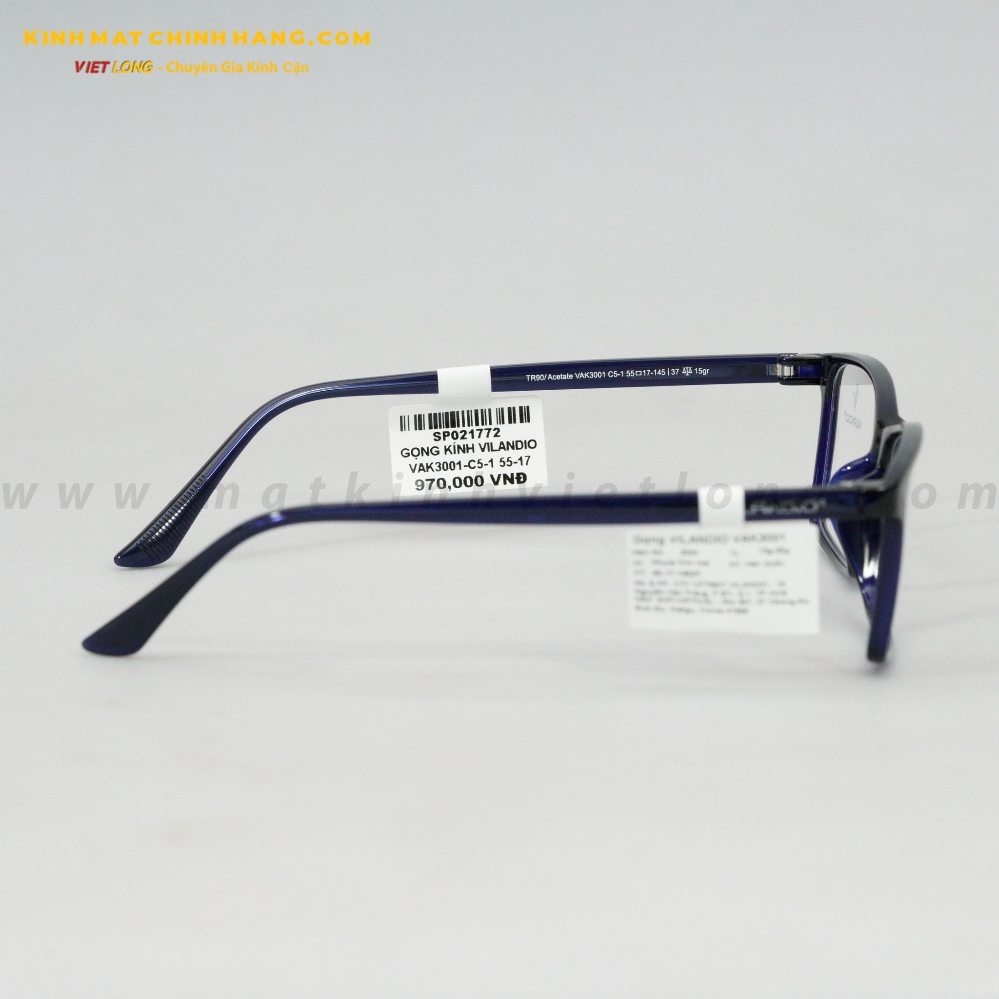 GỌNG KÍNH VILANDIO VAK3001-C5-1 55-17