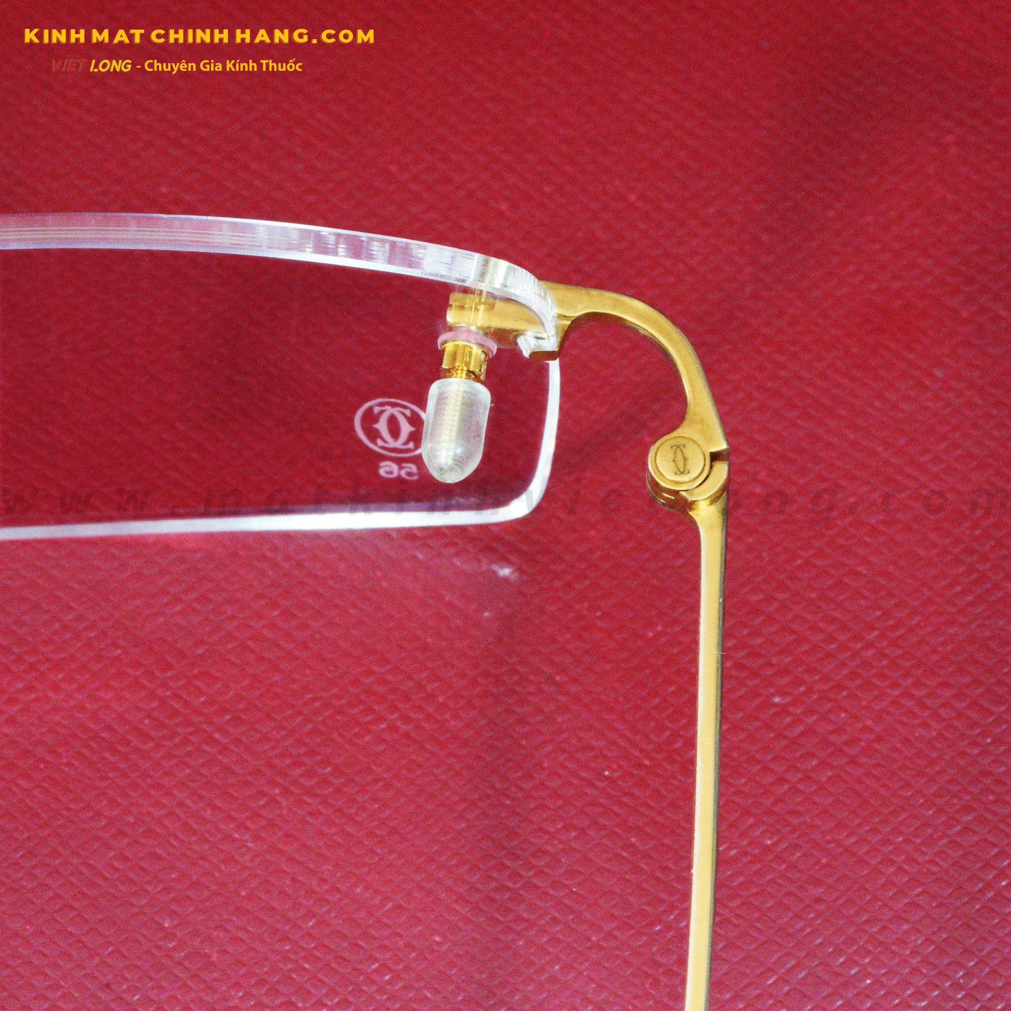 GỌNG KÍNH CARTIER CT0070O-001 56-16