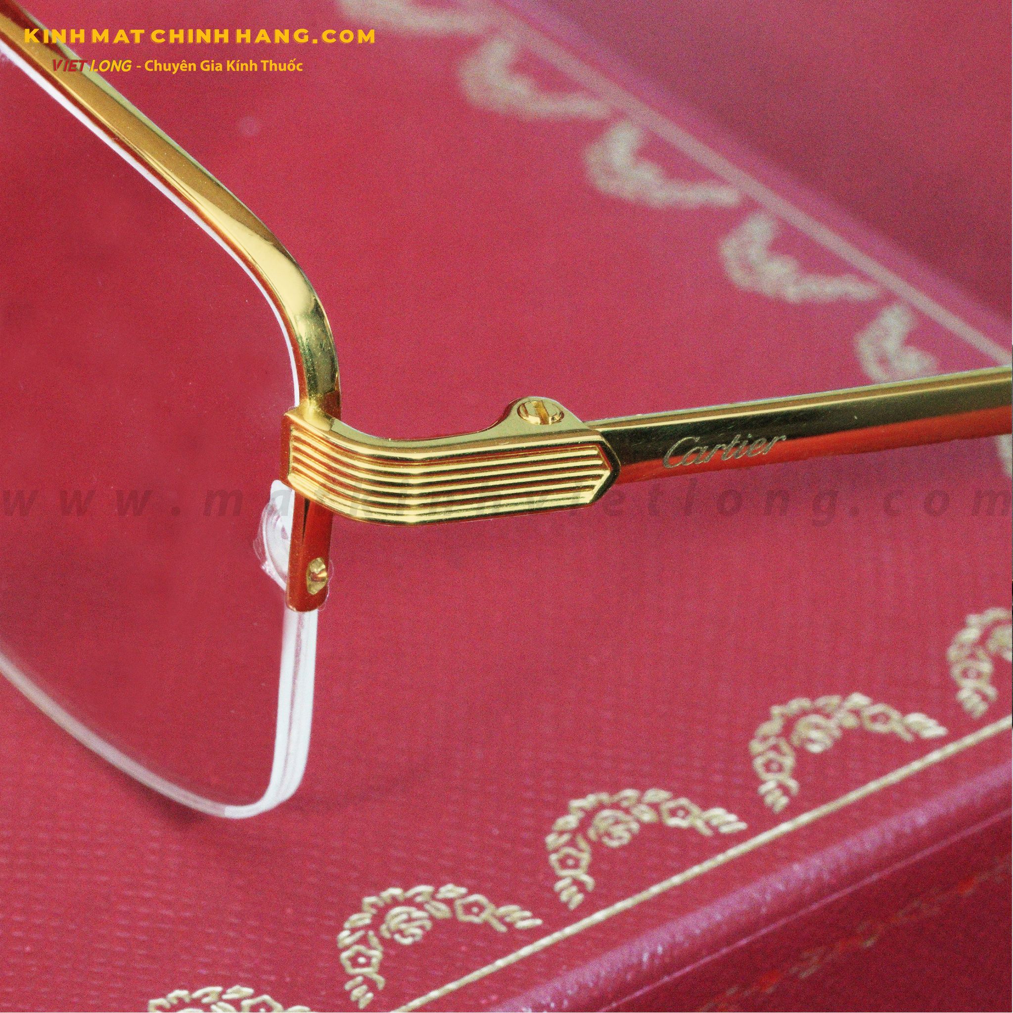GỌNG KÍNH CARTIER CT0348O-001 55-19