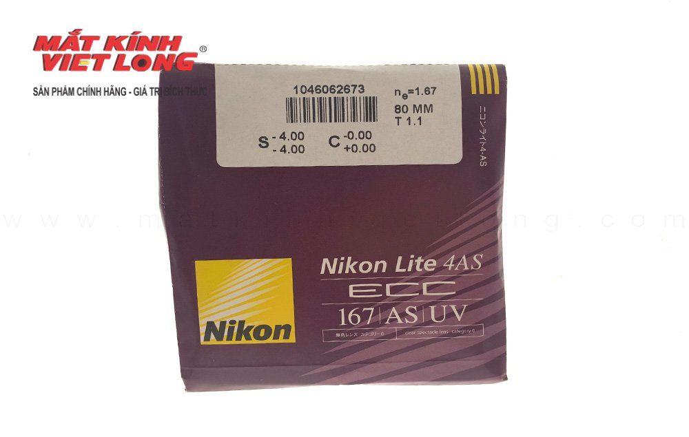 TRÒNG NIKON 1.67 CẬN LOẠN