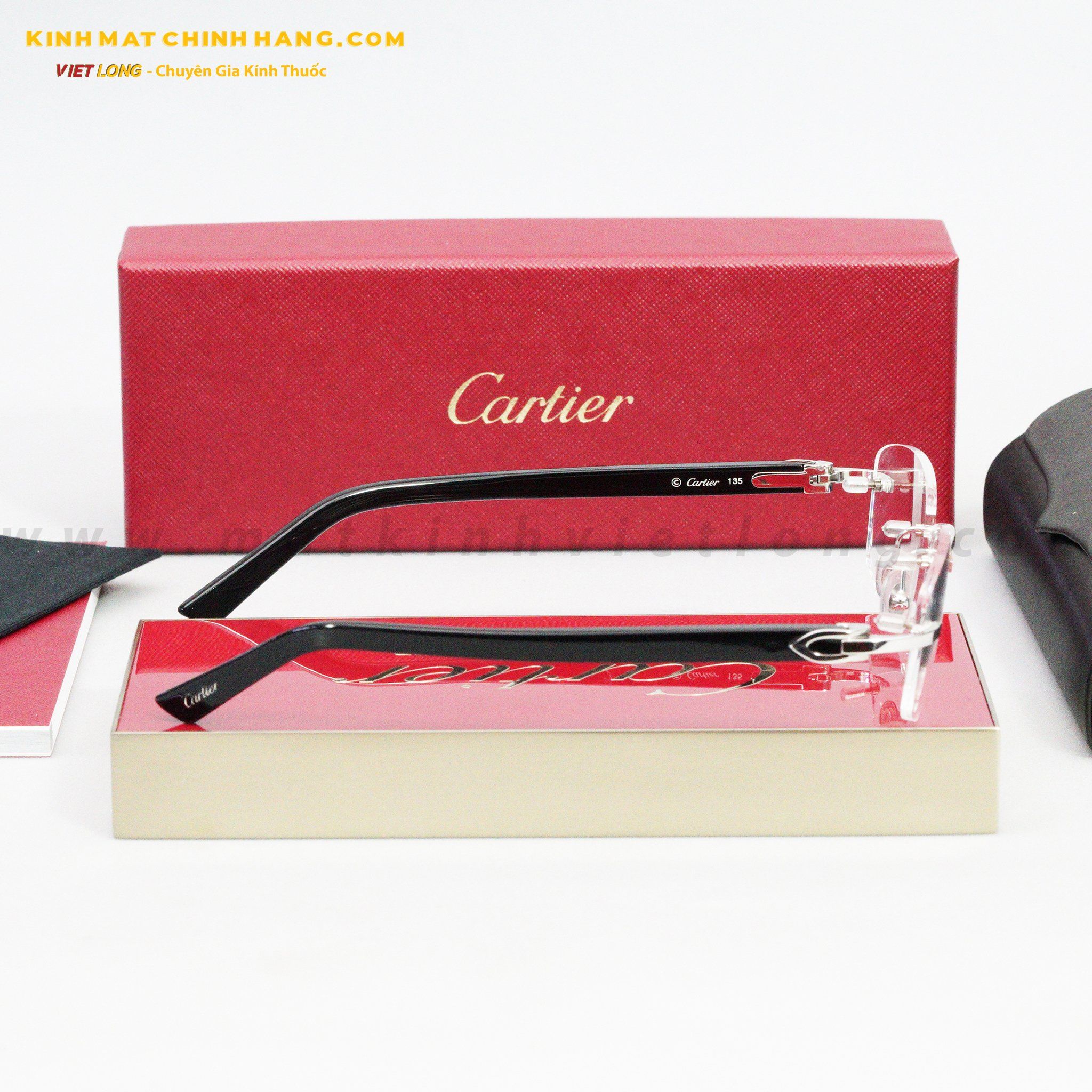 GỌNG KÍNH CARTIER T8101078-CT0048O-003 53-16