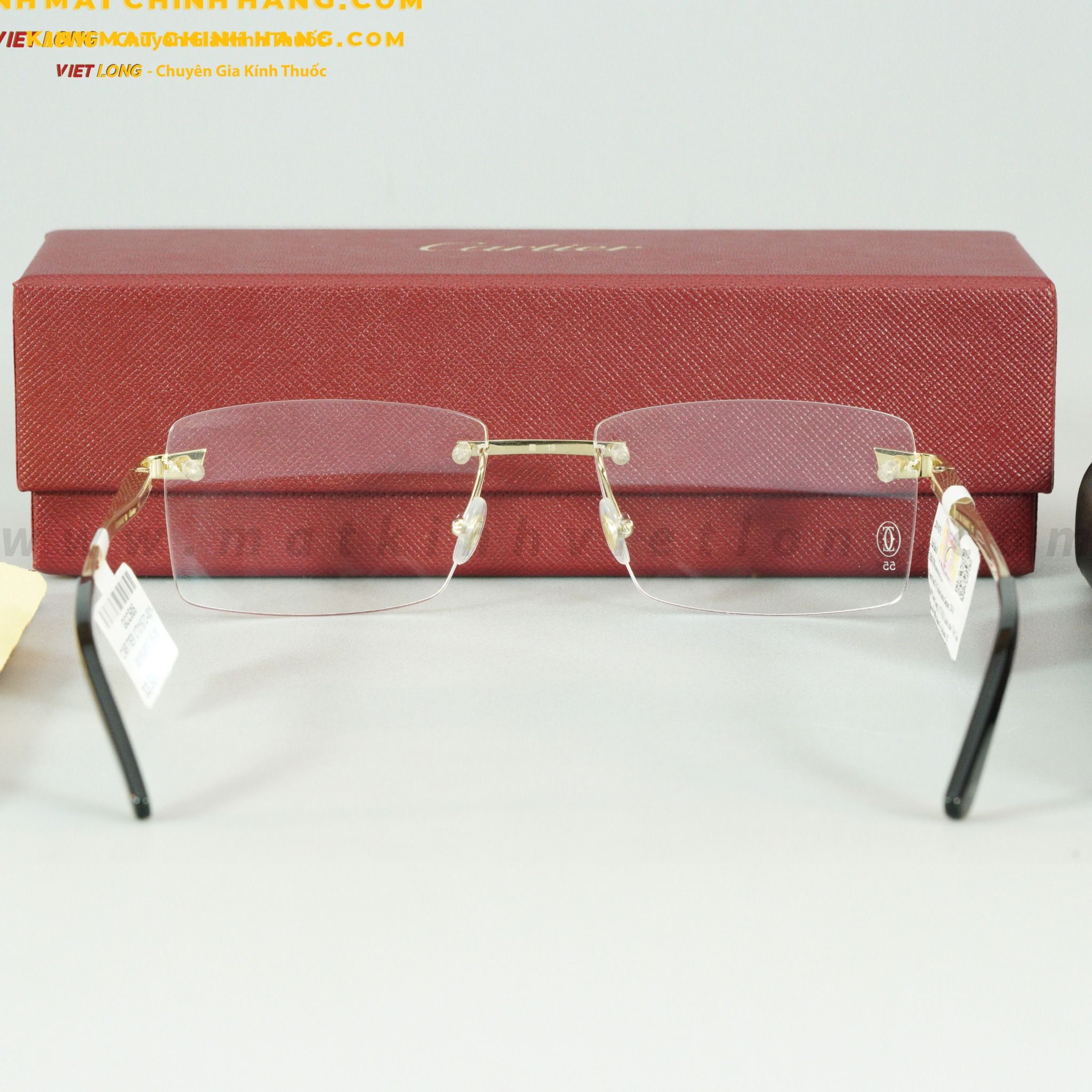 GỌNG KÍNH CARTIER CT0167O-001-A01G48G7 55-18