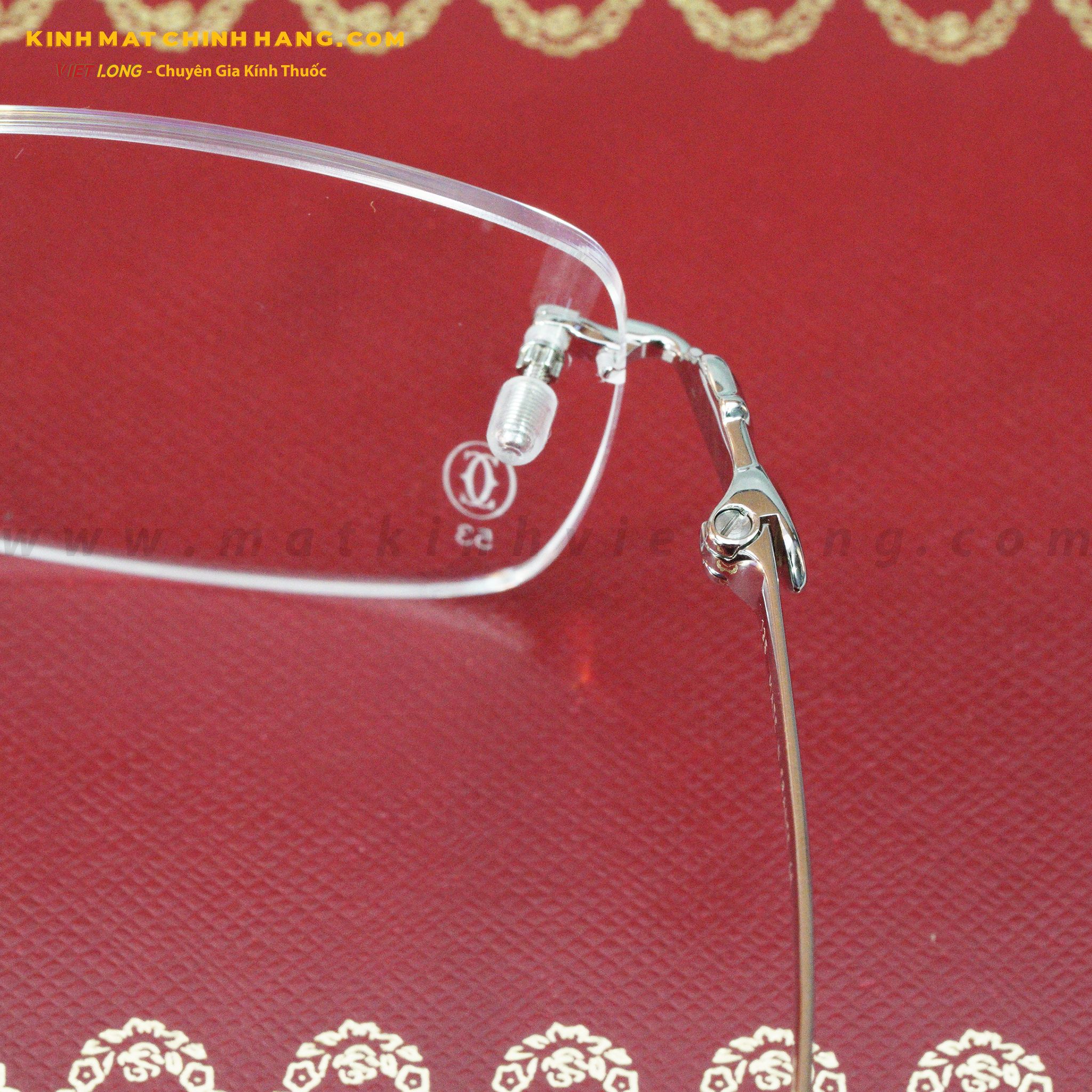 GỌNG KÍNH CARTIER CT0063O-001 53-18