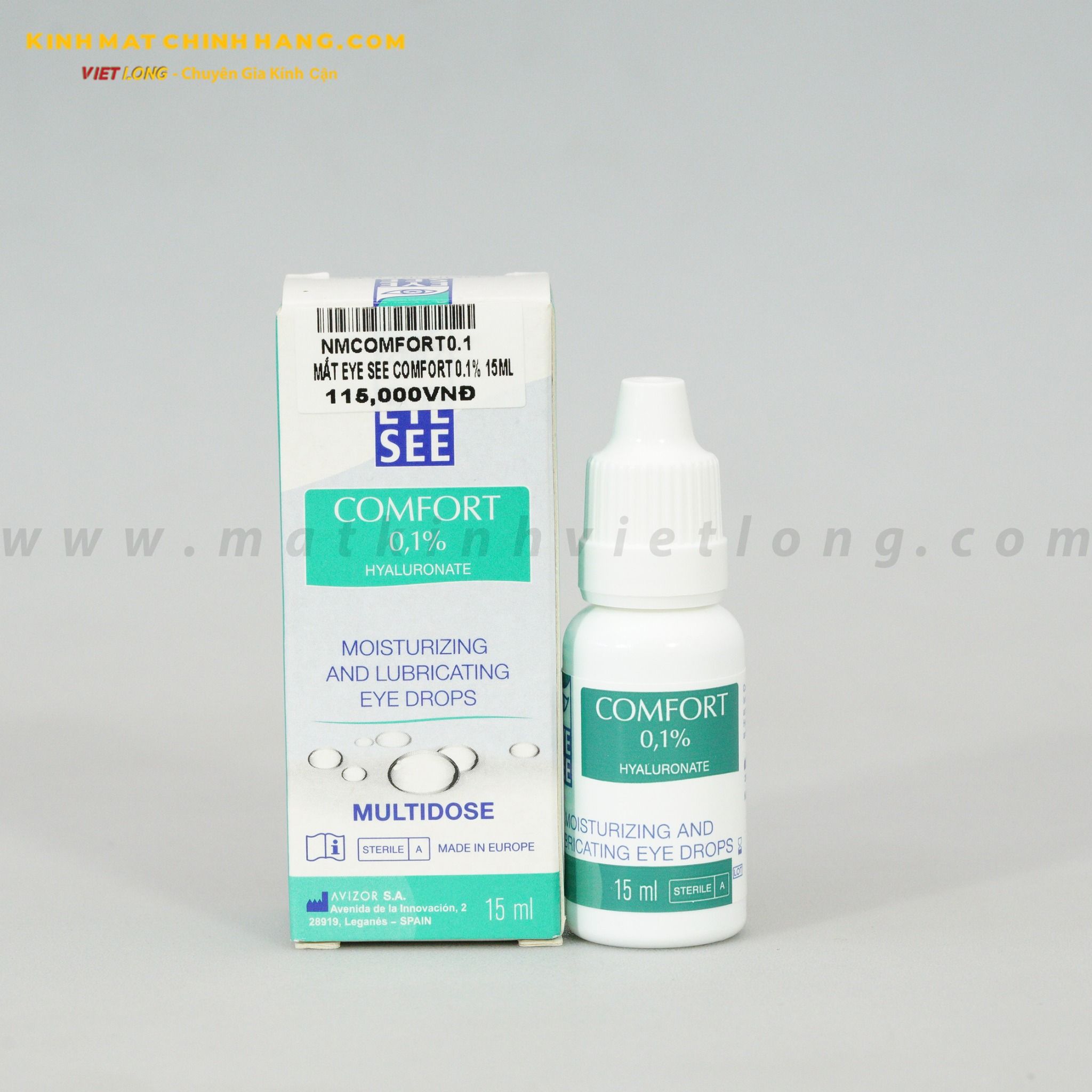 NHỎ MẮT EYE SEE COMFORT 0.1% 15ML