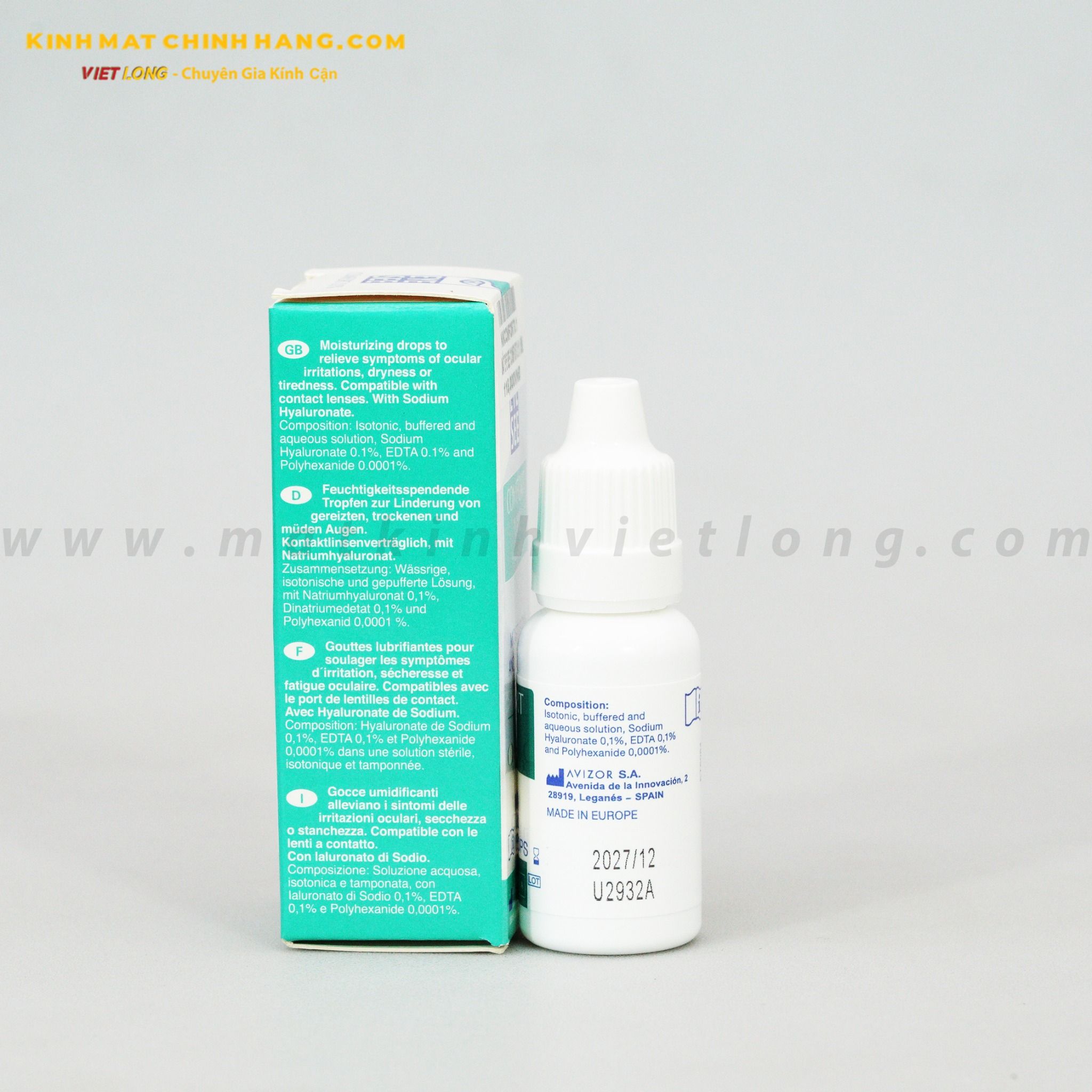 NHỎ MẮT EYE SEE COMFORT 0.1% 15ML