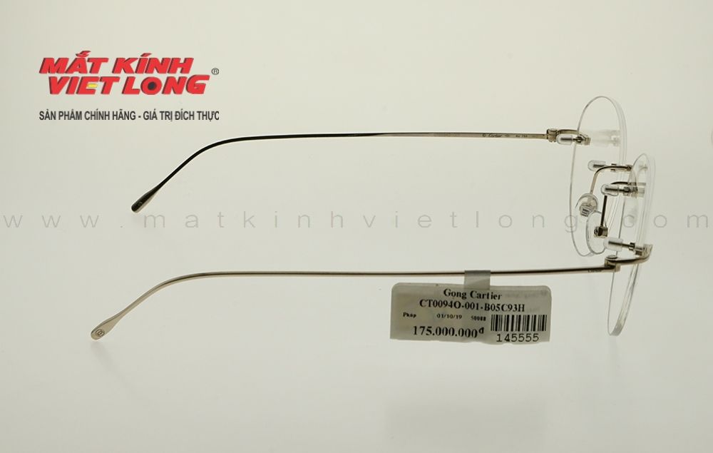  GỌNG KÍNH CARTIER CT0094O-001-B05C93H 