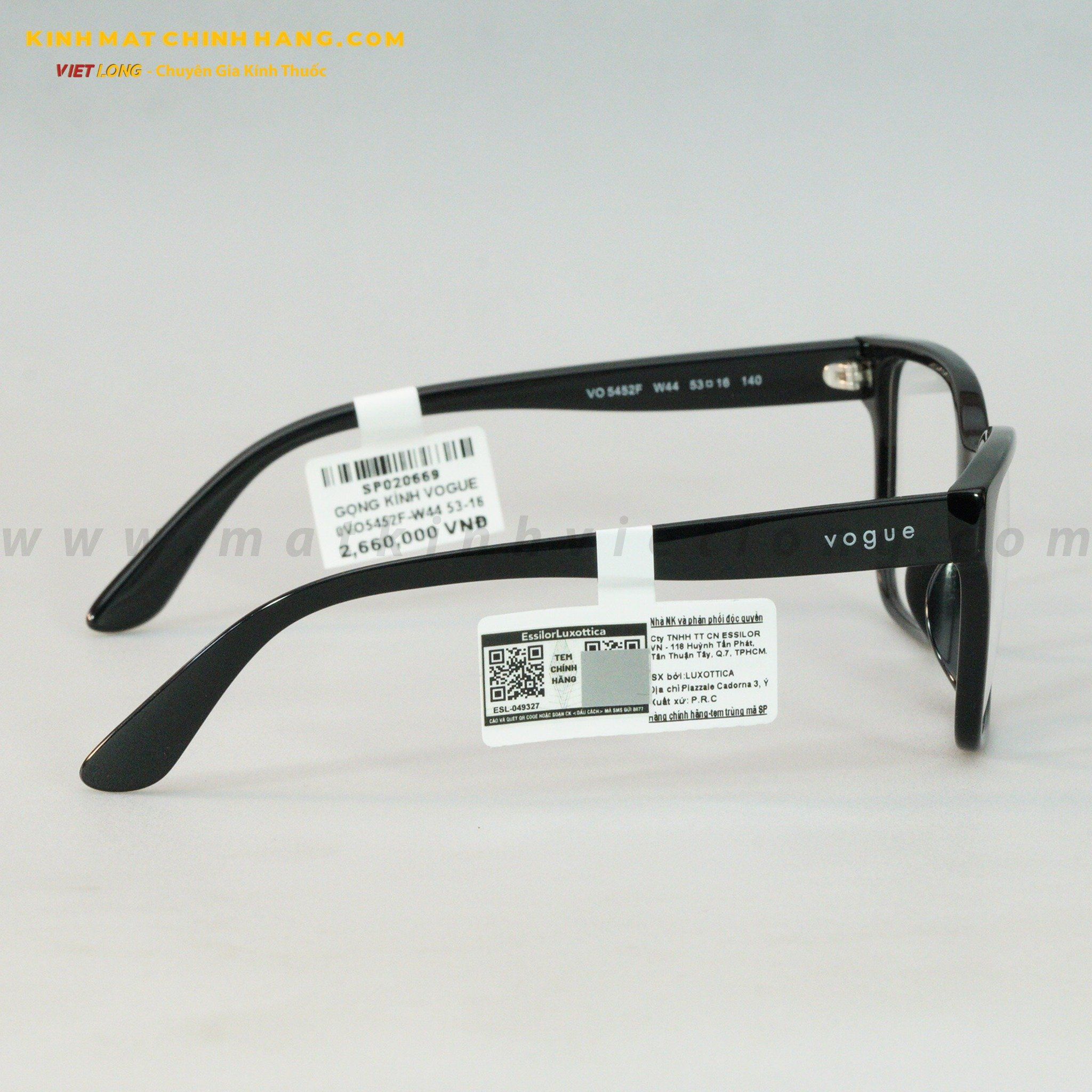 GỌNG KÍNH VOGUE 0VO5452F-W44 53-16