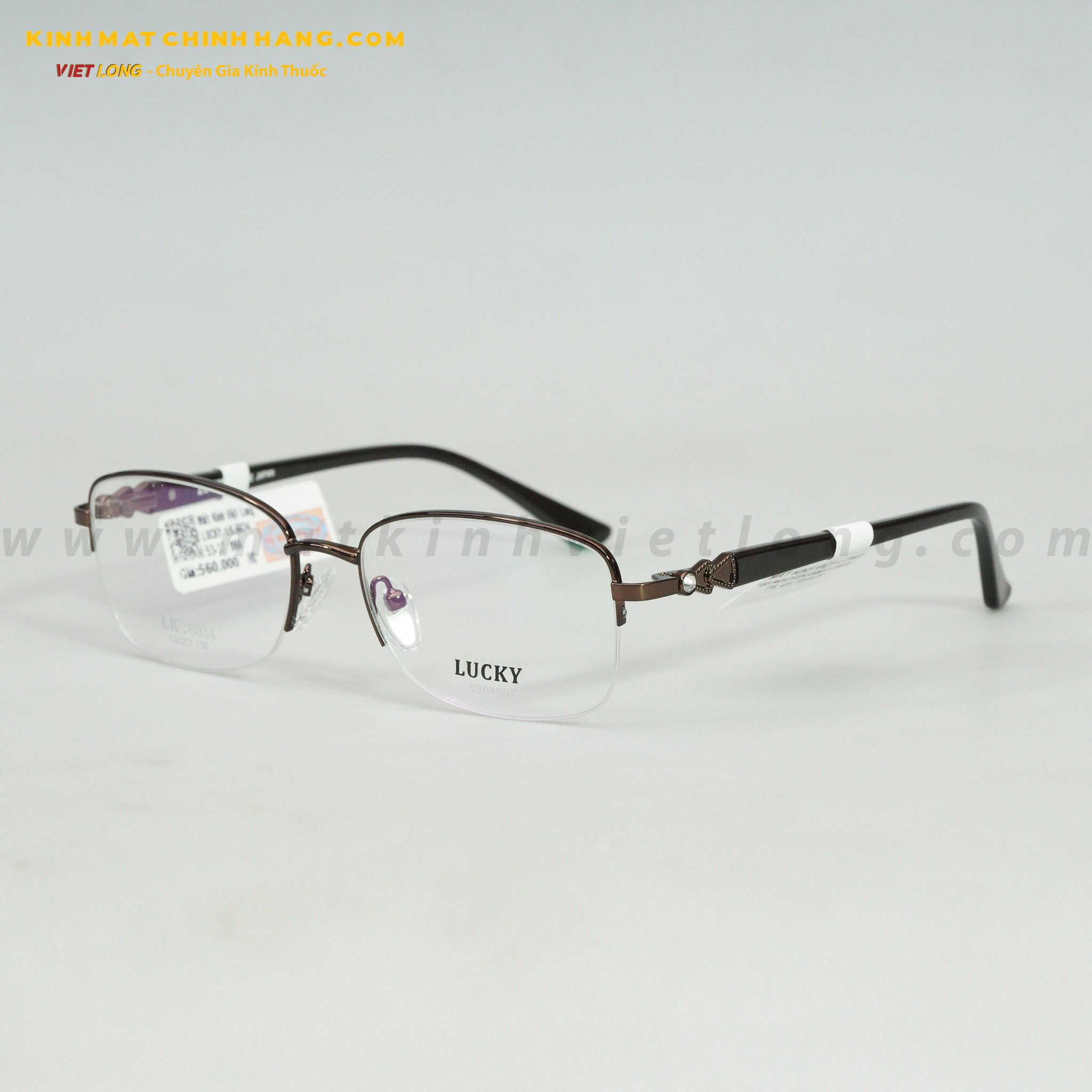 GỌNG KÍNH LUCKY LK6034-BRA 53-17
