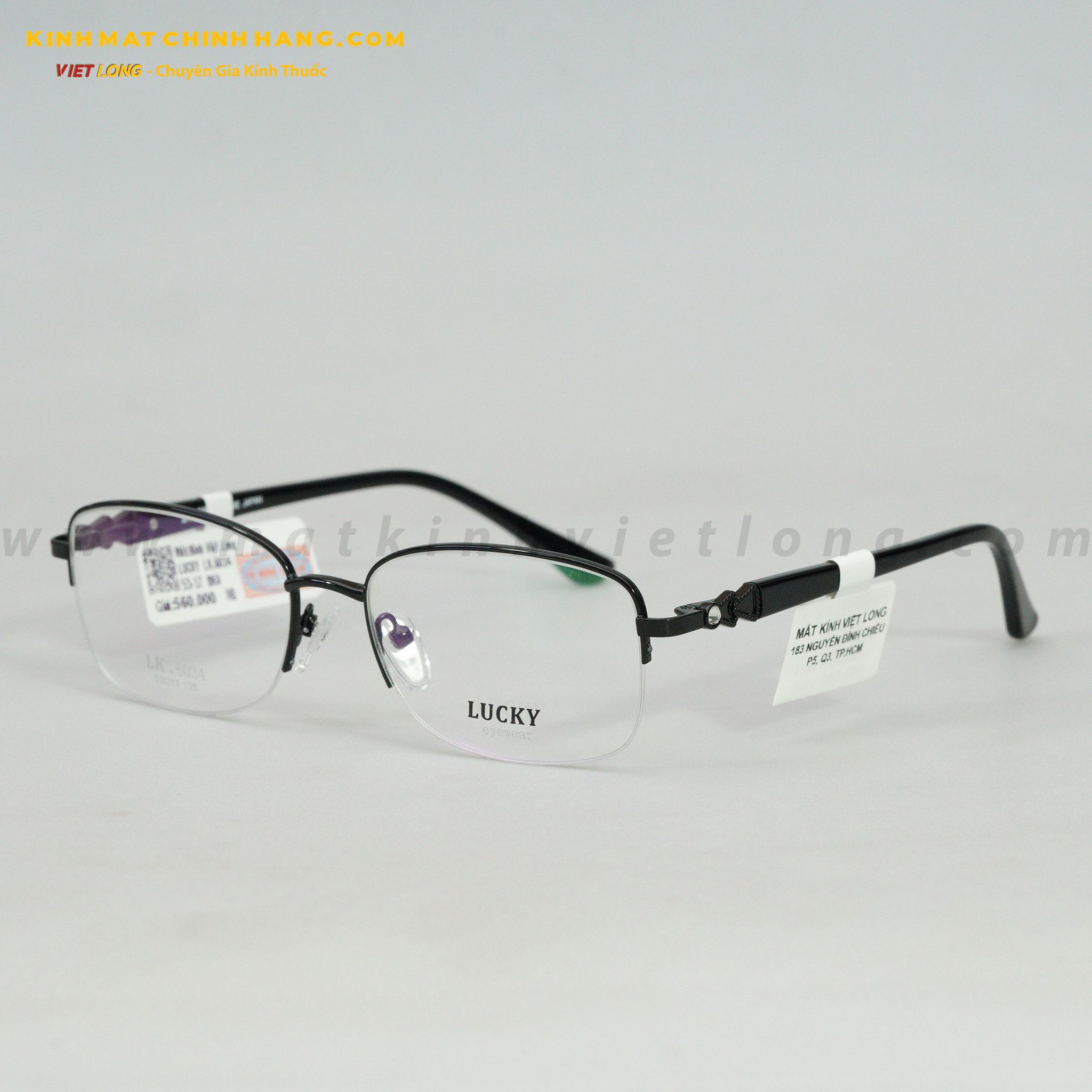 GỌNG KÍNH LUCKY LK6034-BKA 53-17