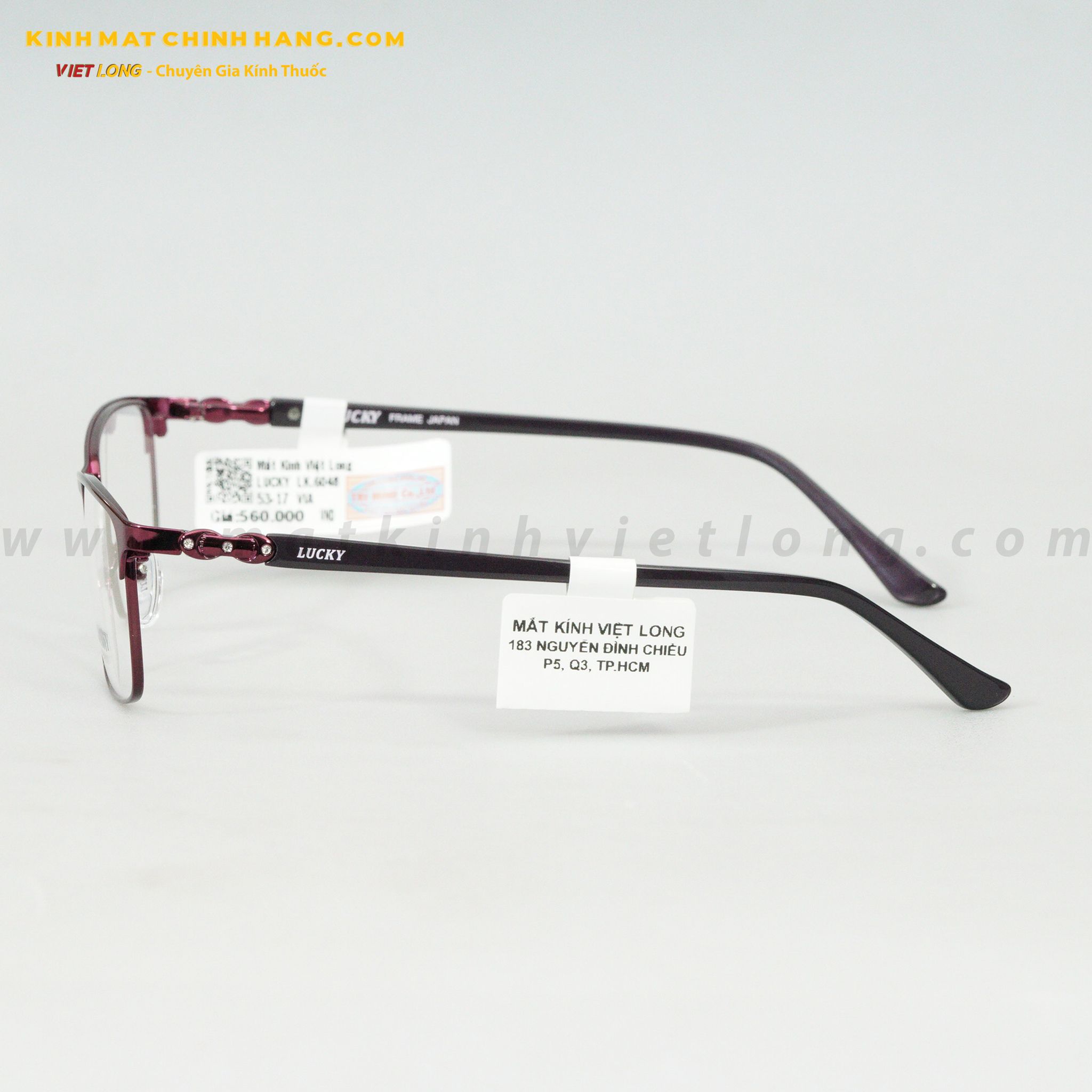 GỌNG KÍNH LUCKY LK6048-VIA 54-16