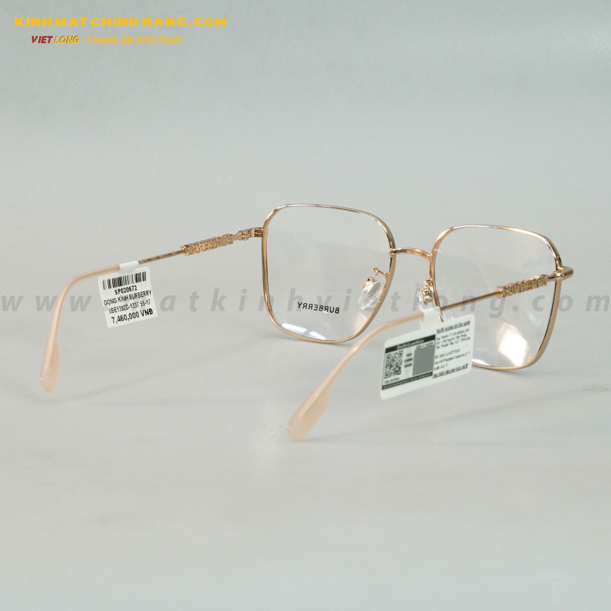 GỌNG KÍNH BURBERRY 0BE1382D-1337 55-17