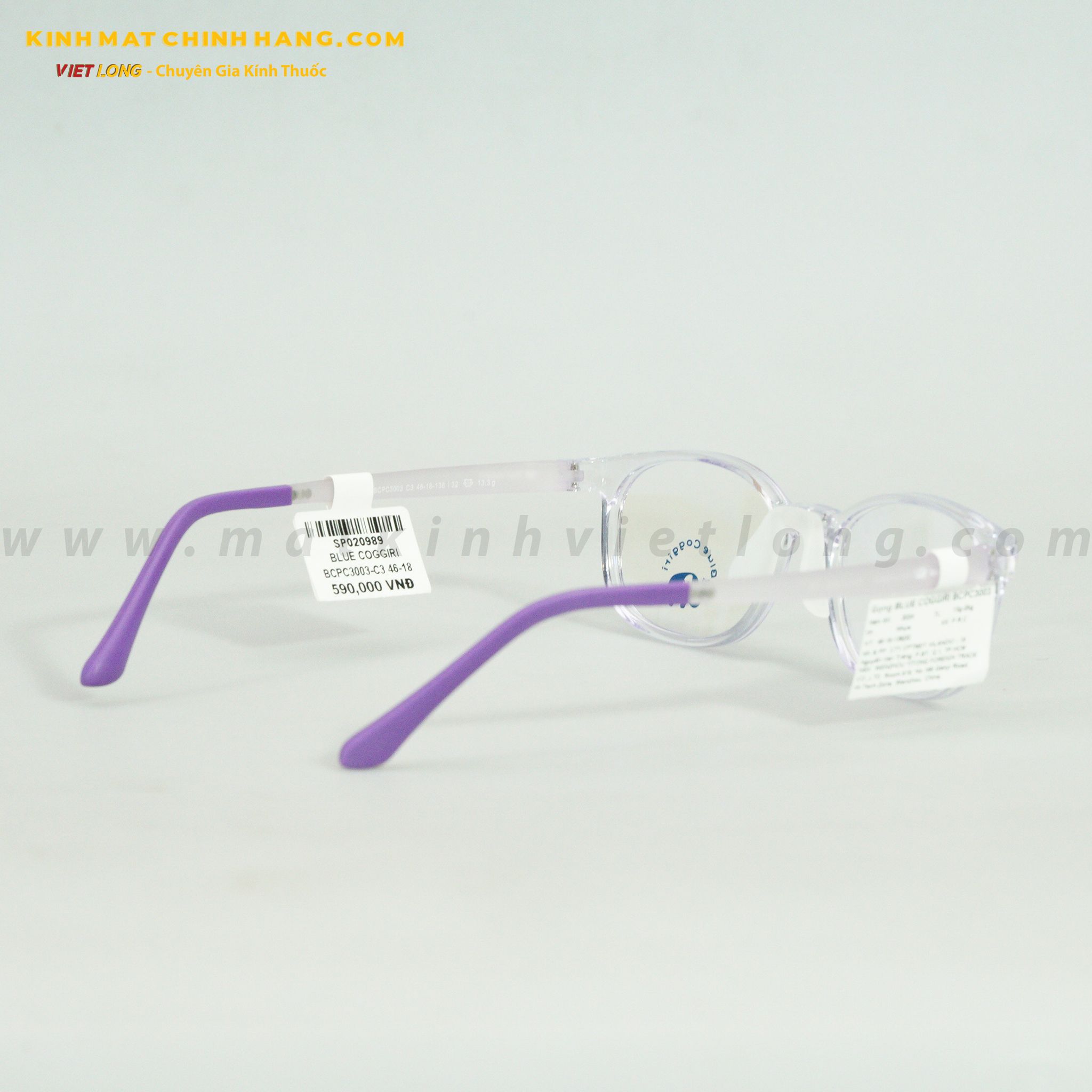 GỌNG KÍNH BLUE COGGIRI BCPC3003-C3 46-18