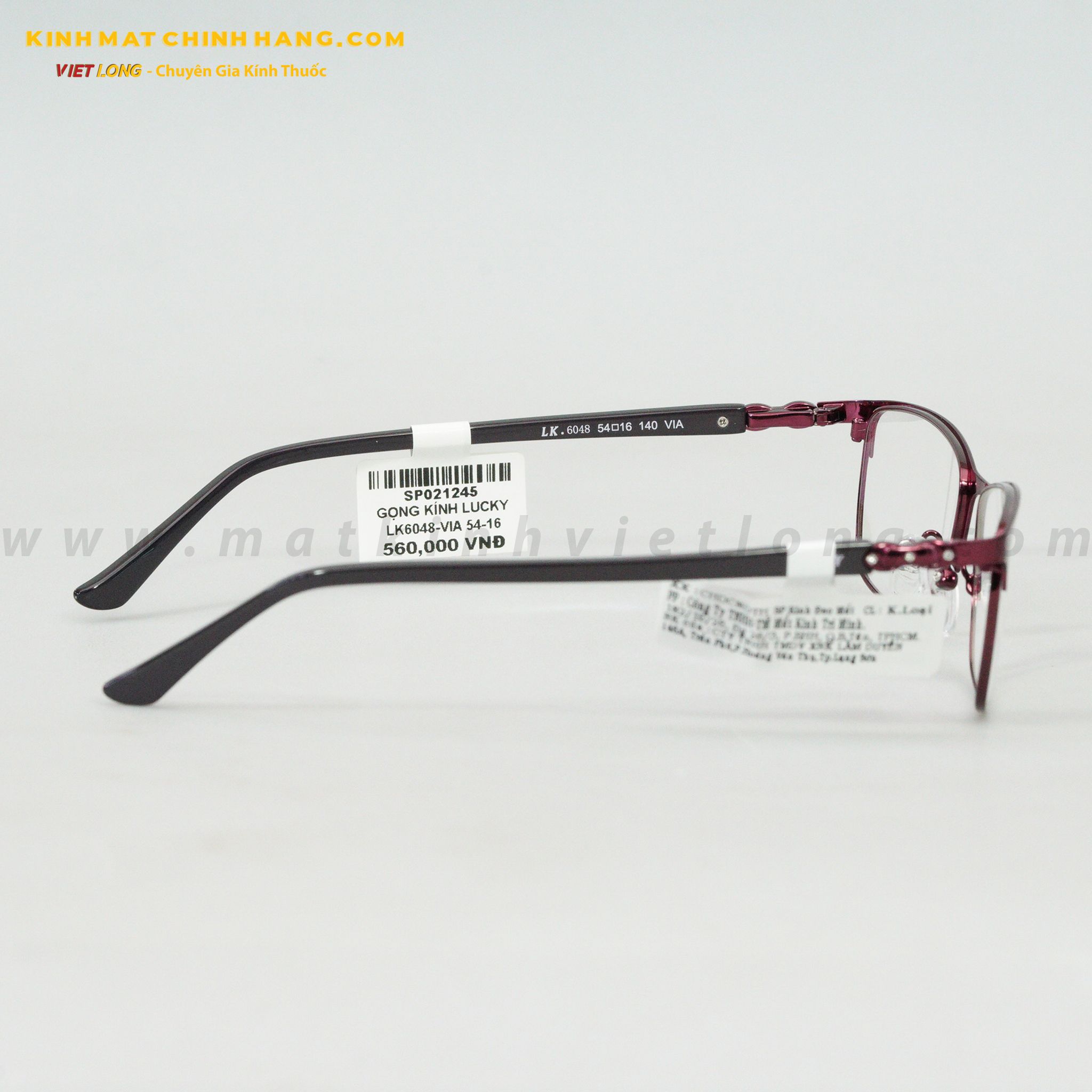 GỌNG KÍNH LUCKY LK6048-VIA 54-16