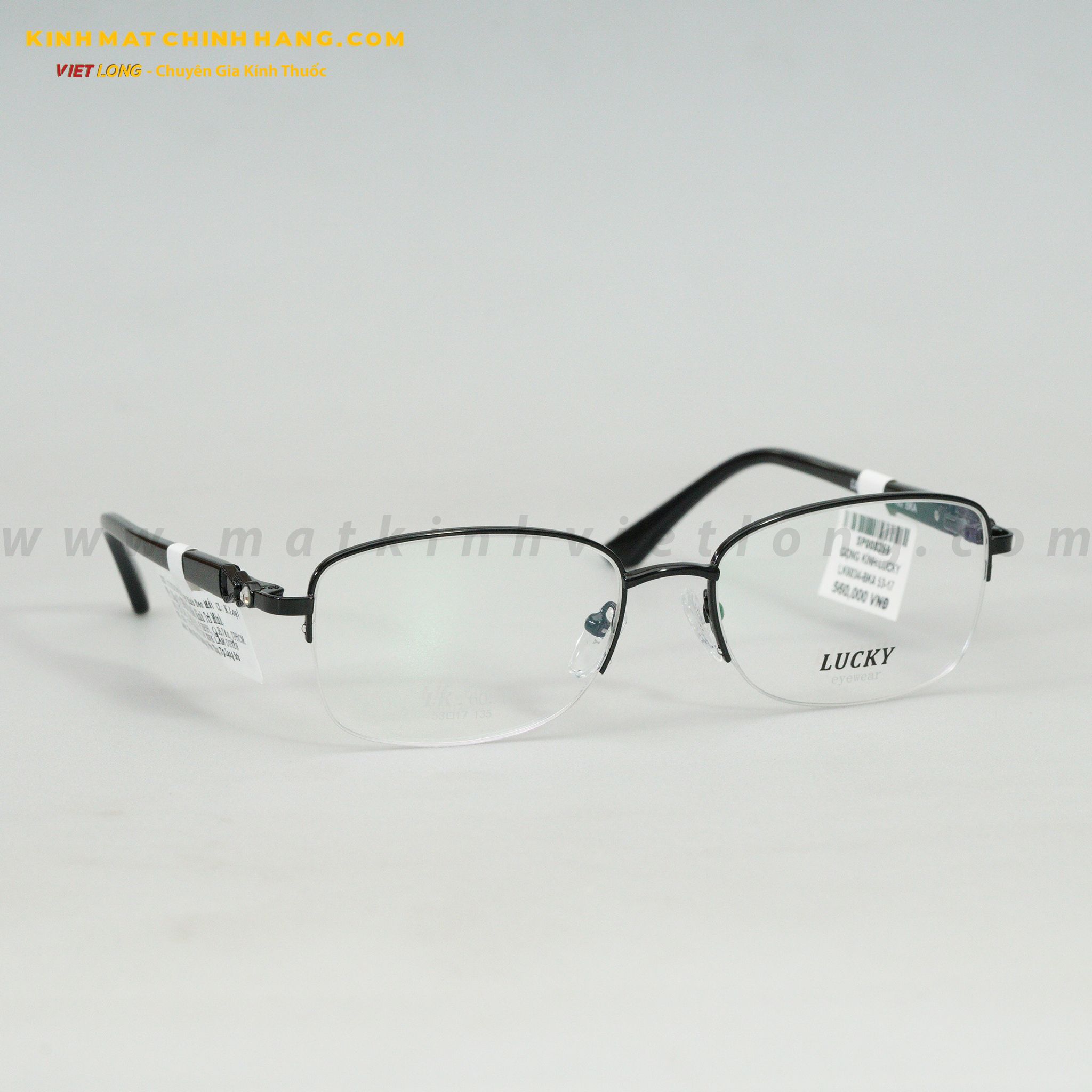 GỌNG KÍNH LUCKY LK6034-BKA 53-17