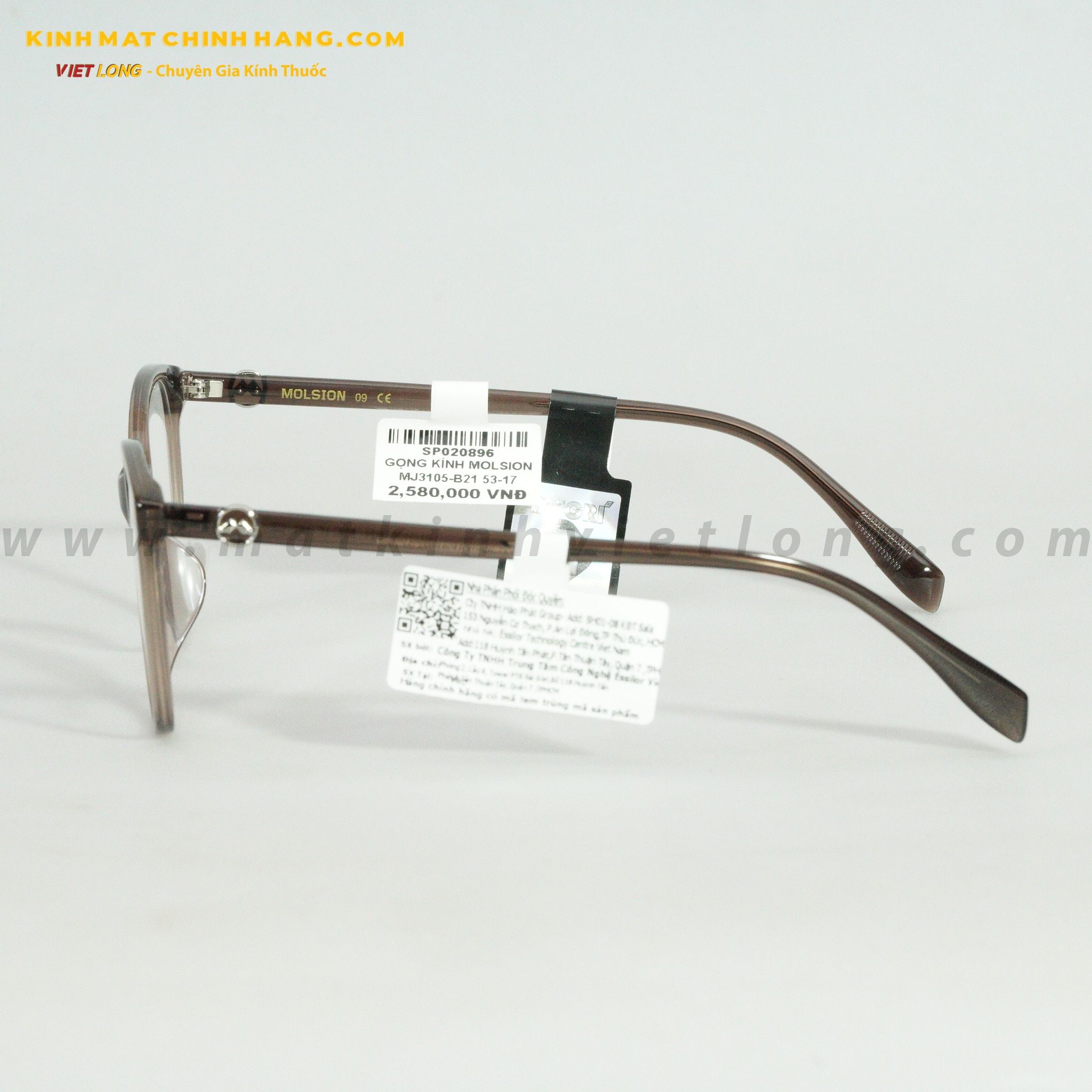 GỌNG KÍNH MOLSION MJ3105-B21 53-17