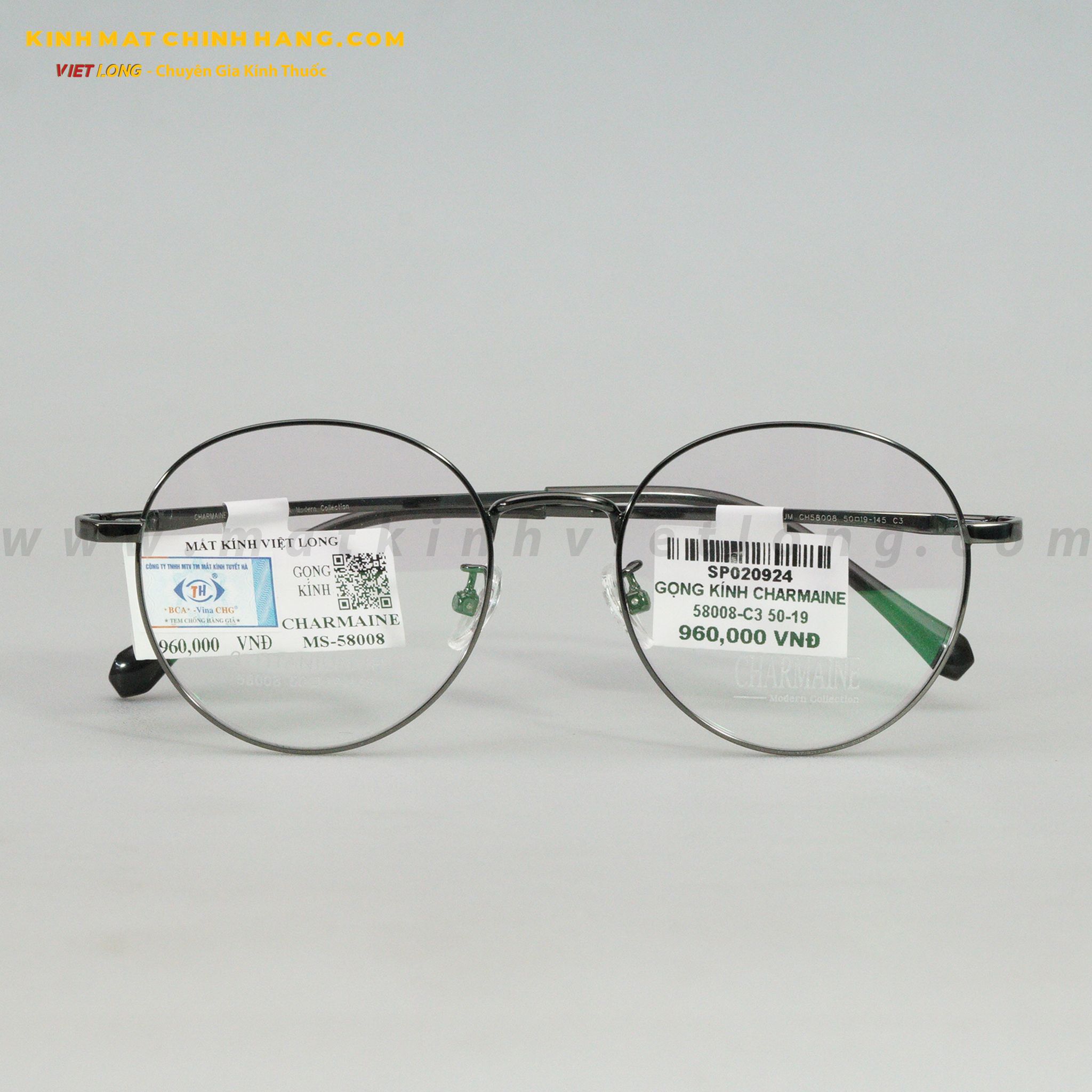 GỌNG KÍNH CHARMAINE 58008-C3 50-19