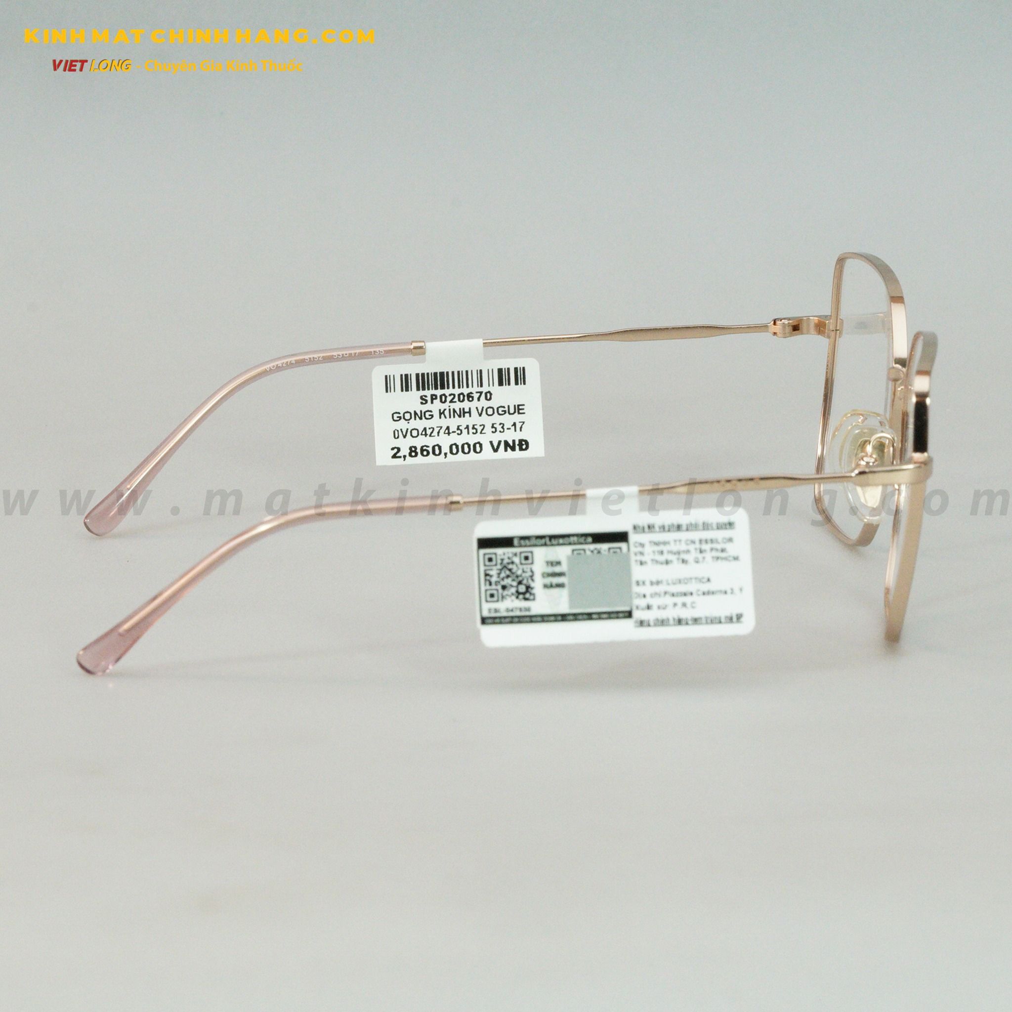 GỌNG KÍNH VOGUE 0VO4274-5152 53-17