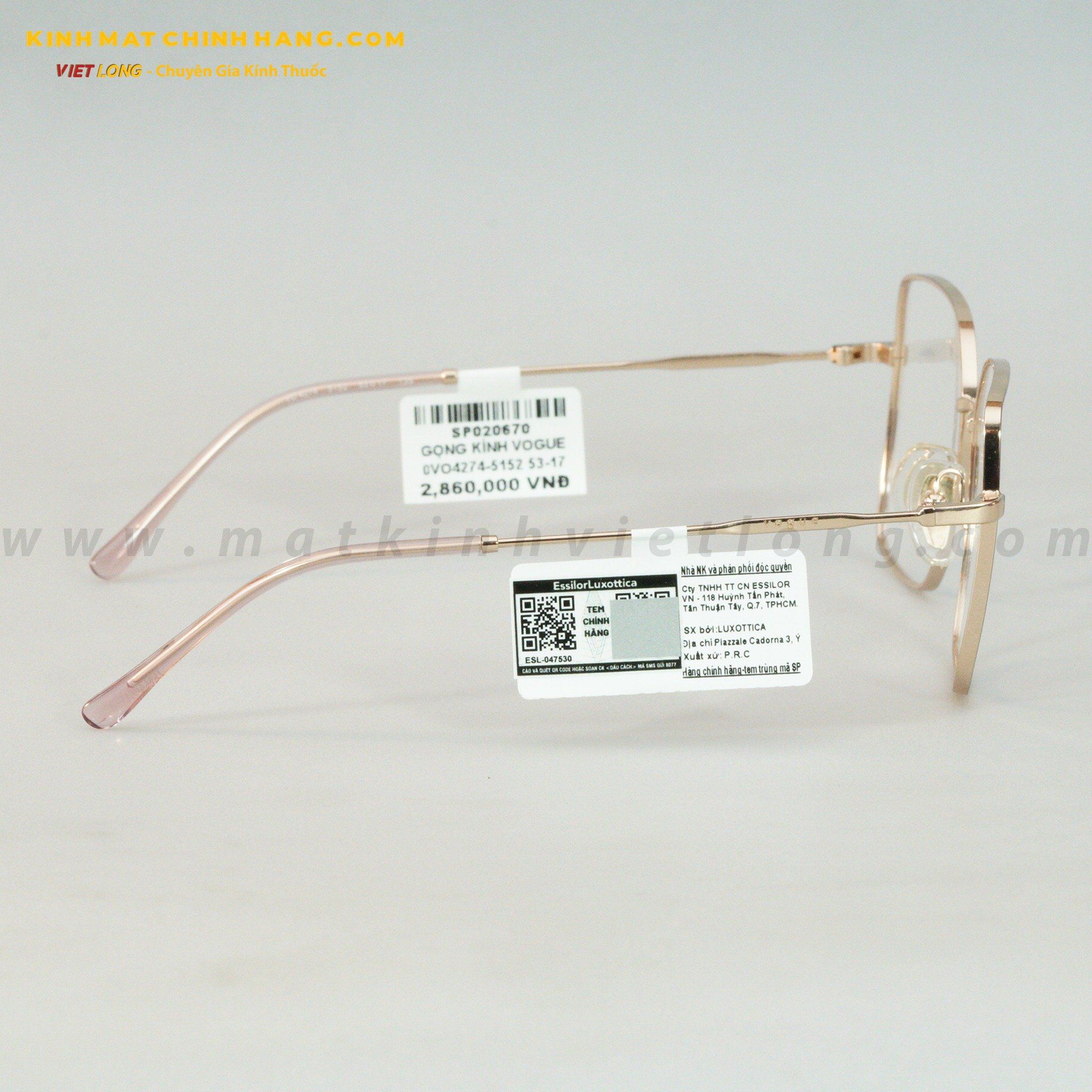 GỌNG KÍNH VOGUE 0VO4274-5152 53-17