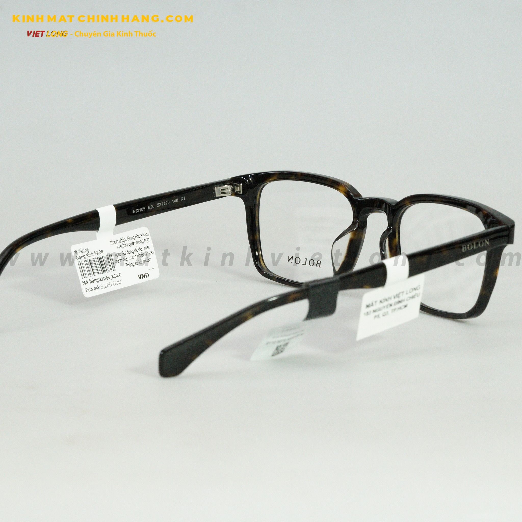 GỌNG KÍNH BOLON BJ3105-B20 52-20