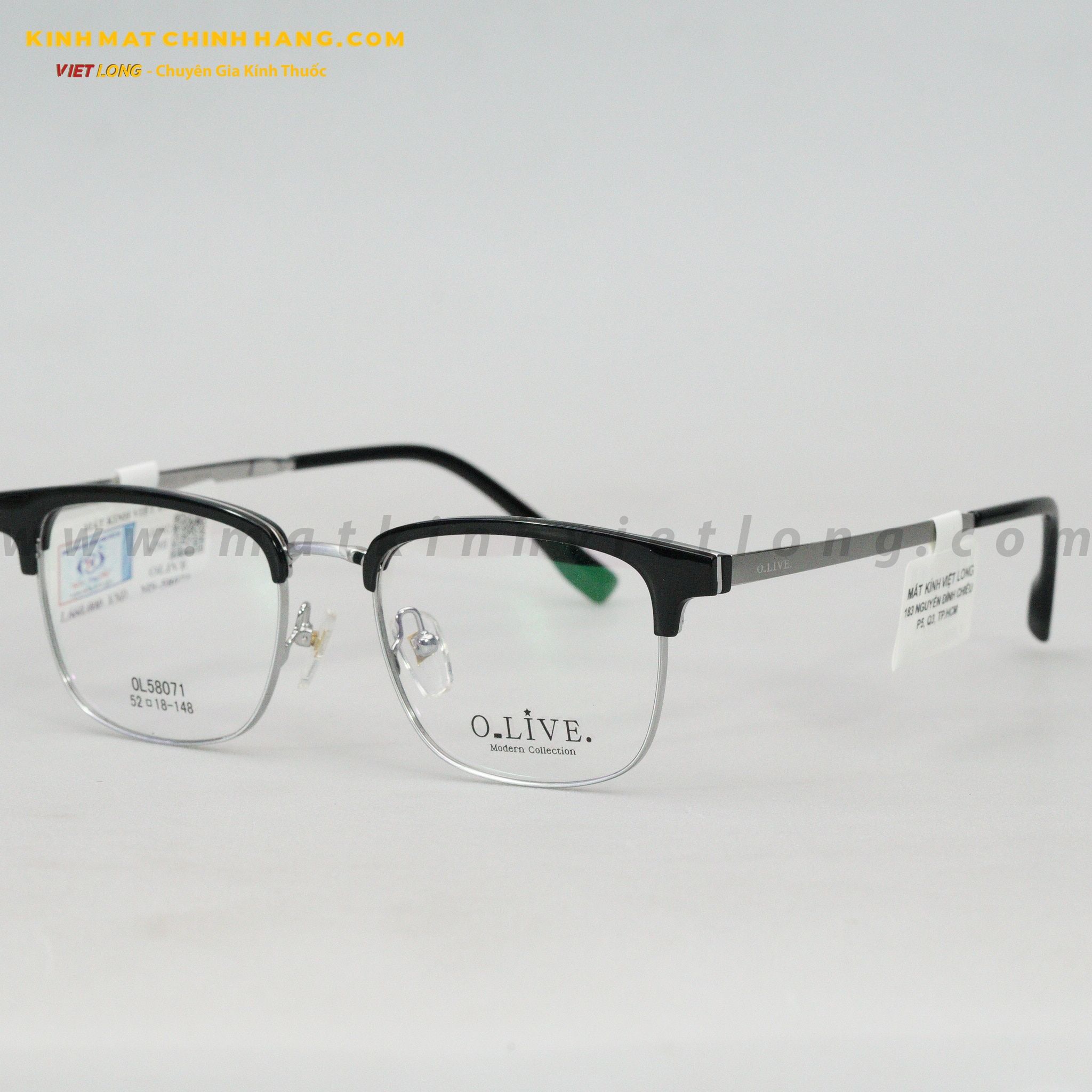 GỌNG KÍNH OLIVE MS-58071-C2 52-18