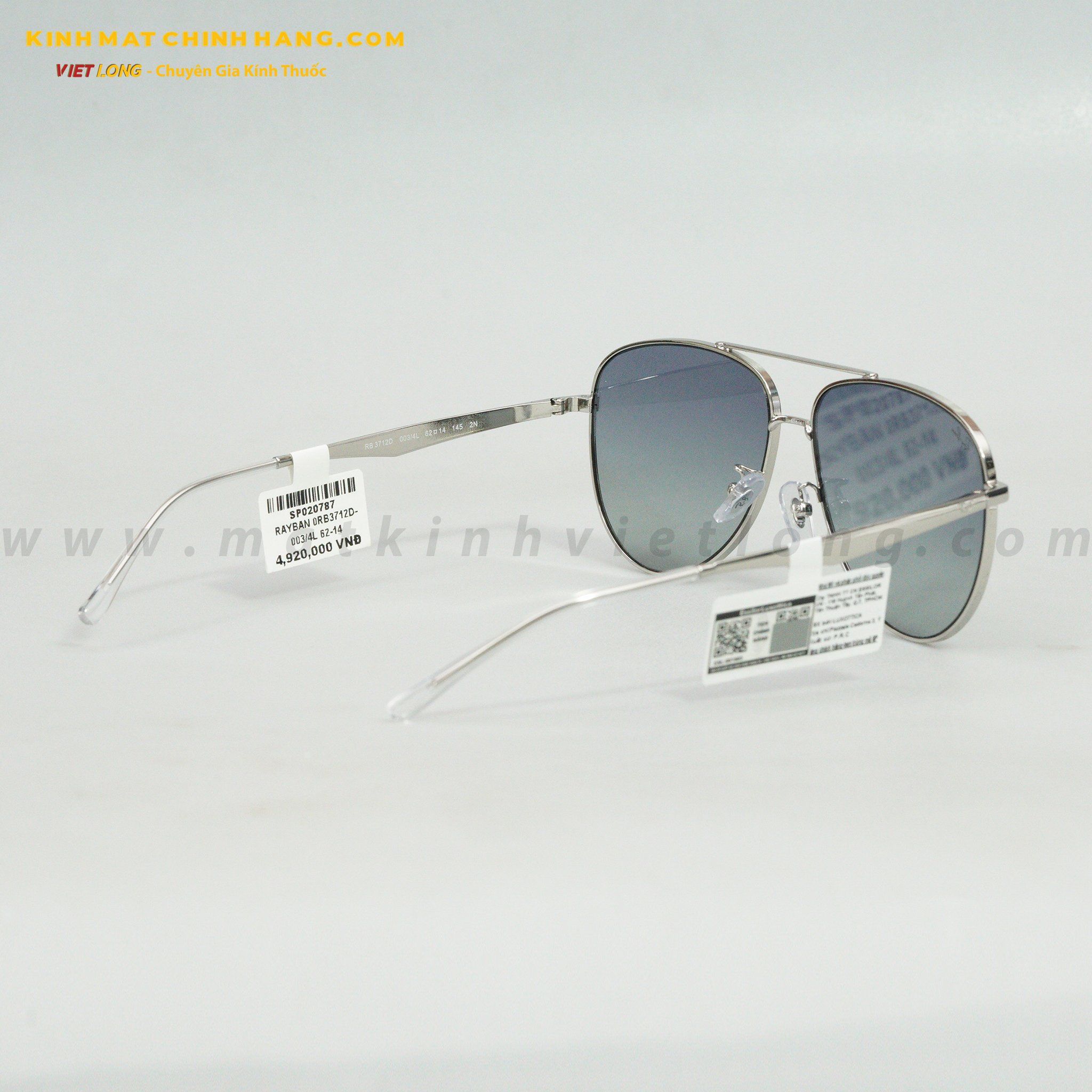 KÍNH MÁT RAYBAN 0RB3712D-003/4L 62-14