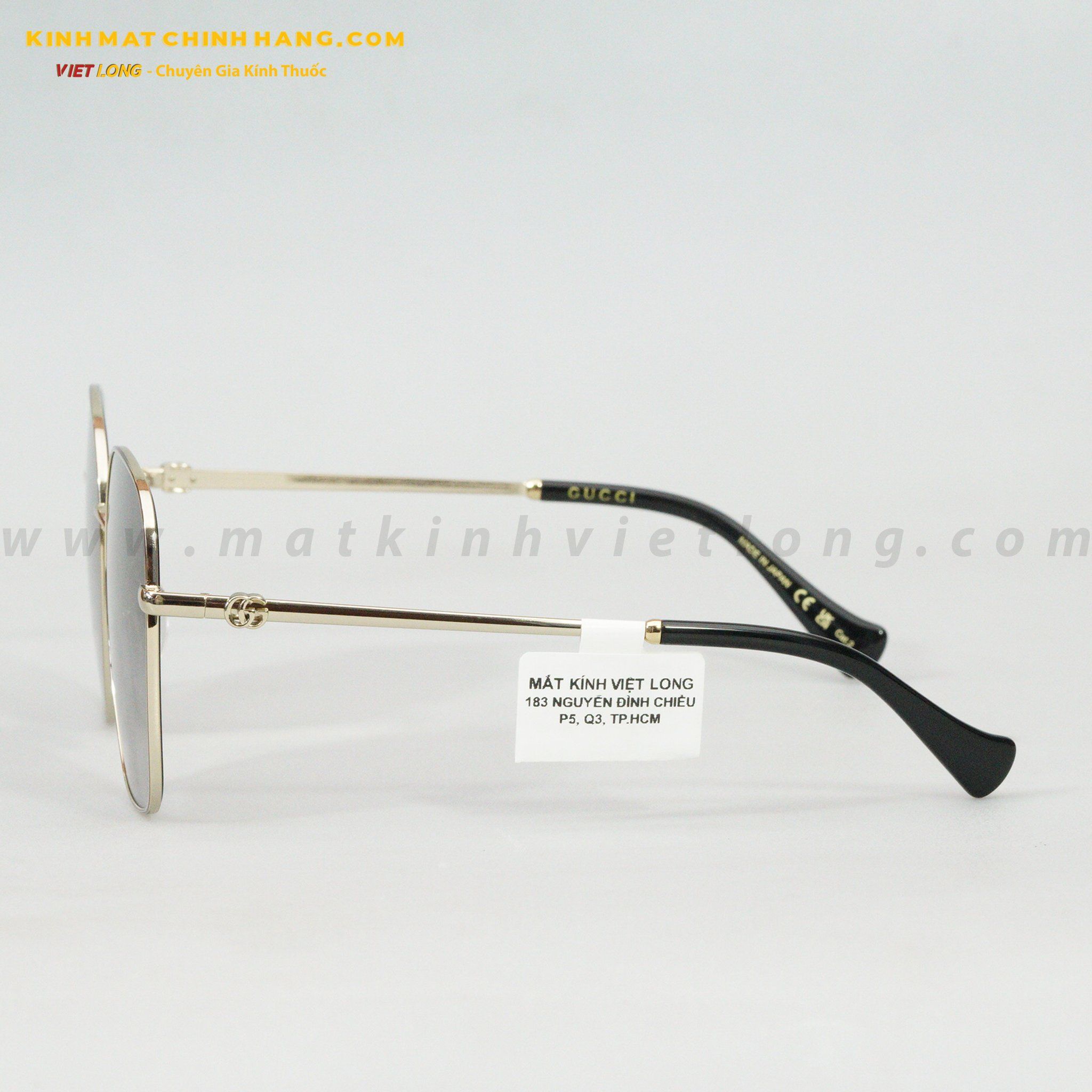 KÍNH MÁT GUCCI GG1143S-001 59-19