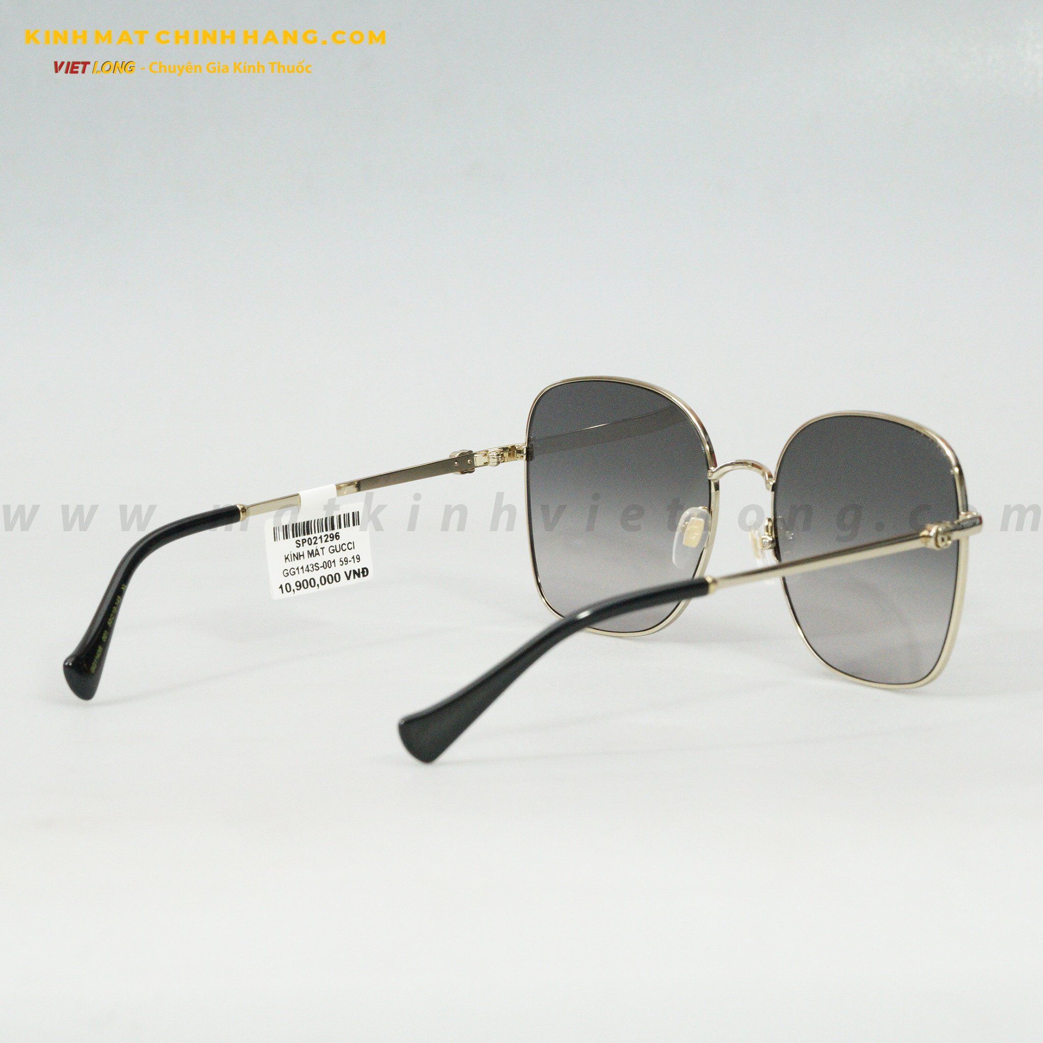 KÍNH MÁT GUCCI GG1143S-001 59-19