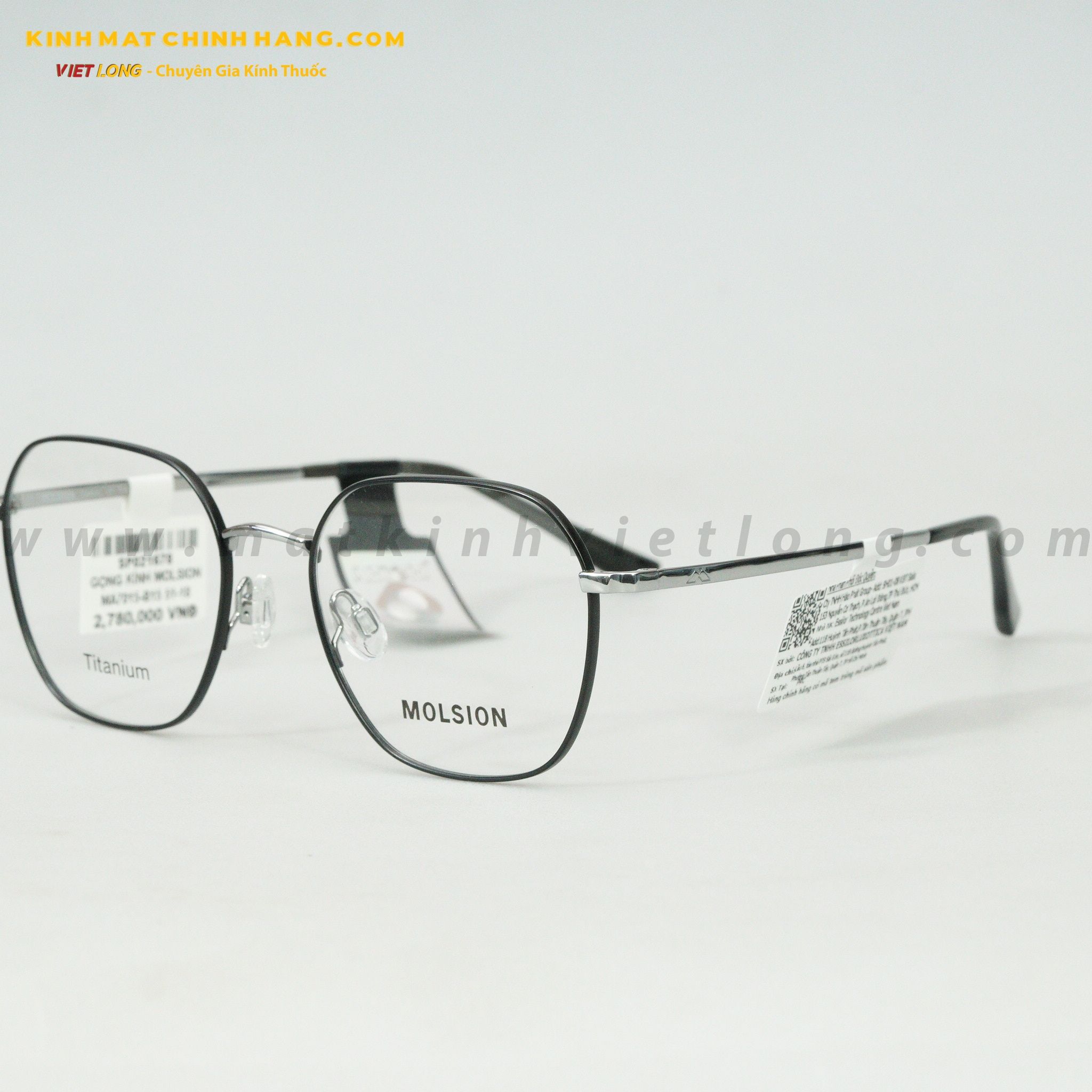 GỌNG KÍNH MOLSION MA7015-B15 51-18