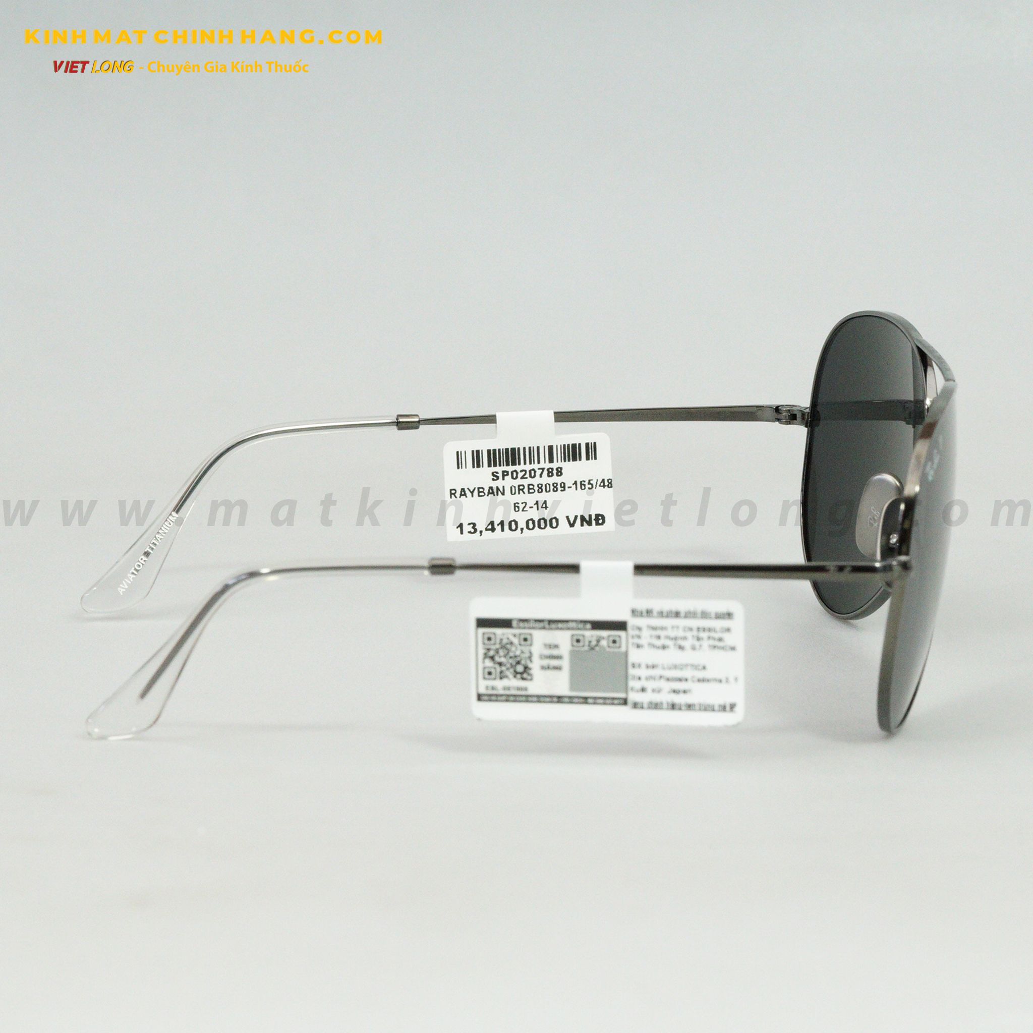 KÍNH MÁT RAYBAN 0RB8089-165/48 62-14