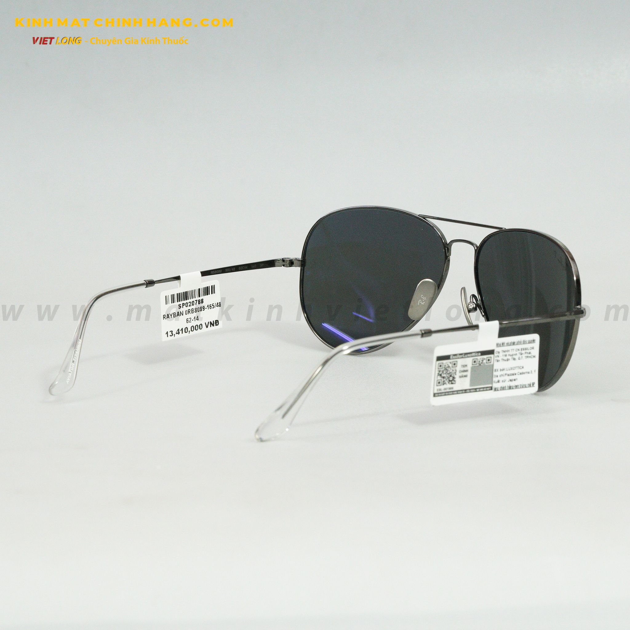 KÍNH MÁT RAYBAN 0RB8089-165/48 62-14