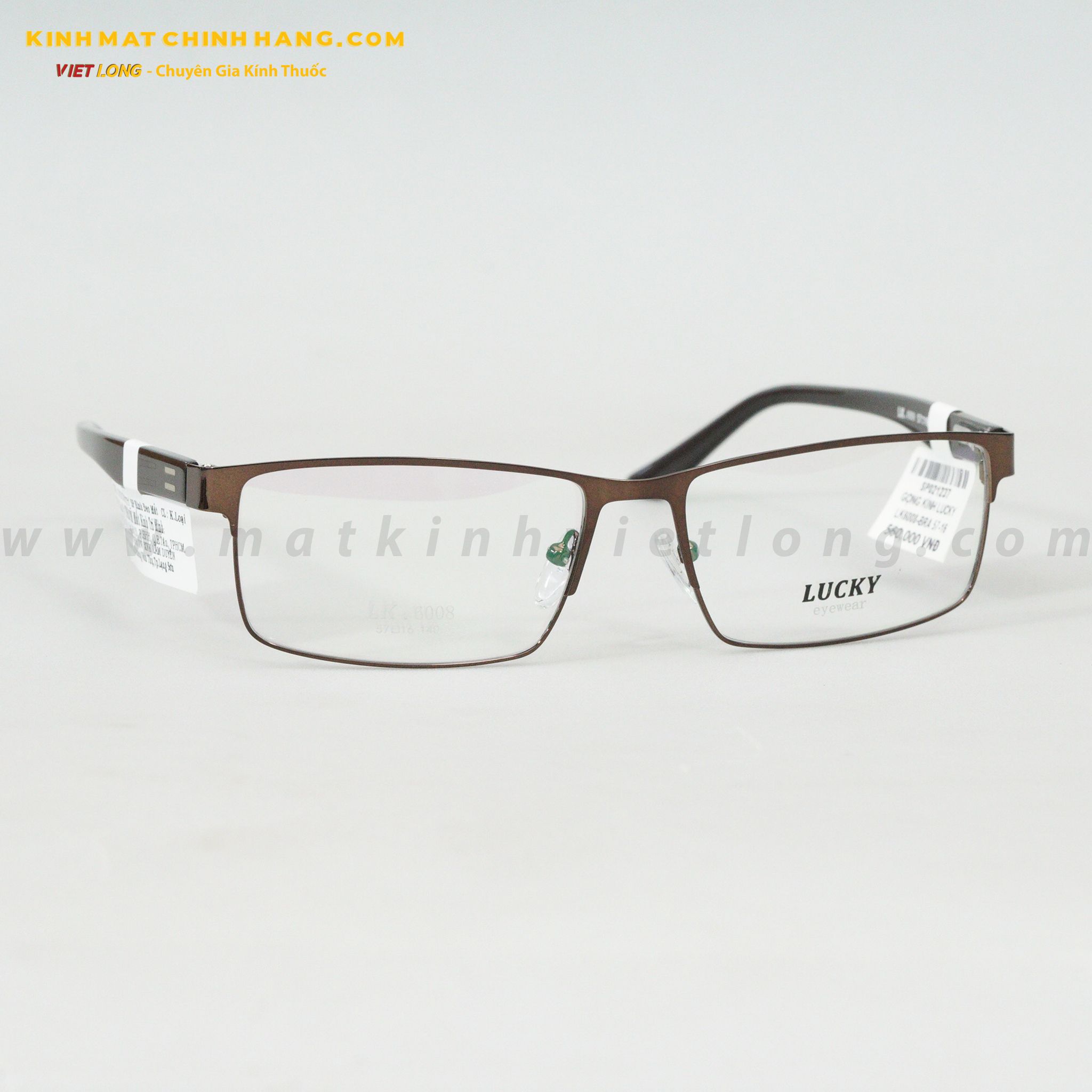 GỌNG KÍNH LUCKY LK6008-BRA 57-16