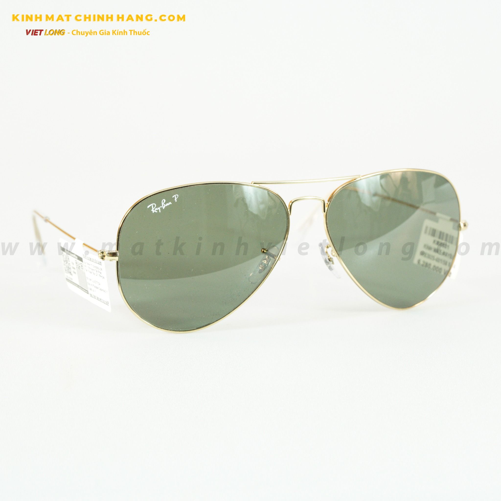 KÍNH MÁT RAYBAN 0RB3025-001/58 62-14