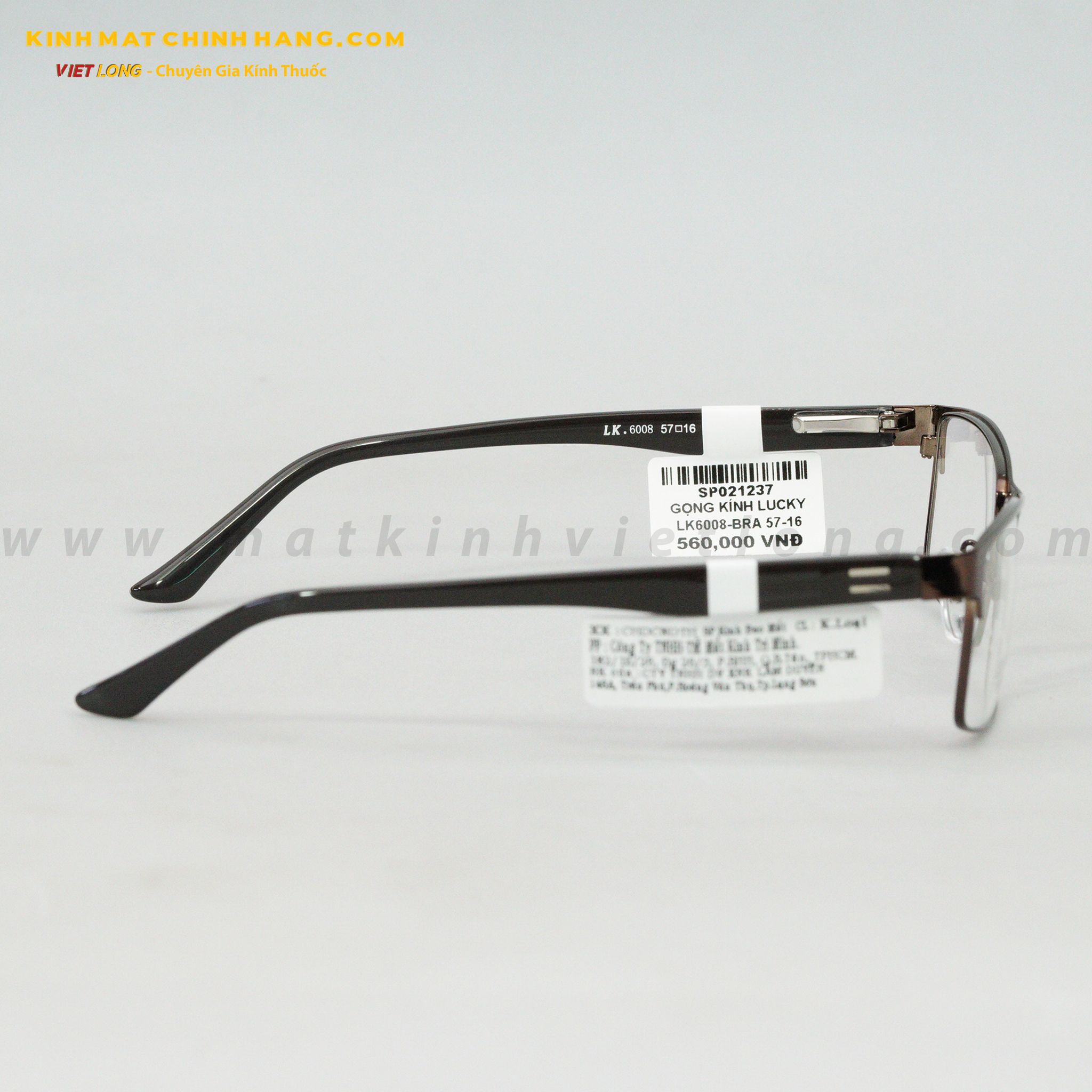 GỌNG KÍNH LUCKY LK6008-BRA 57-16
