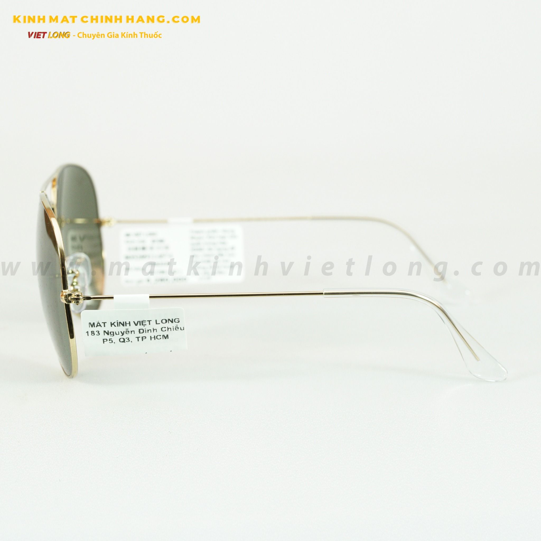 KÍNH MÁT RAYBAN 0RB3025-001/58 62-14