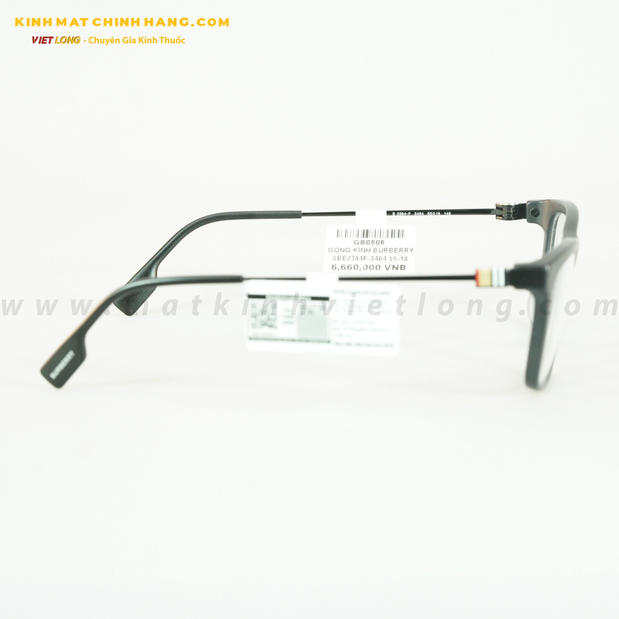 GỌNG KÍNH BURBERRY 0BE2384F-3464 55-18
