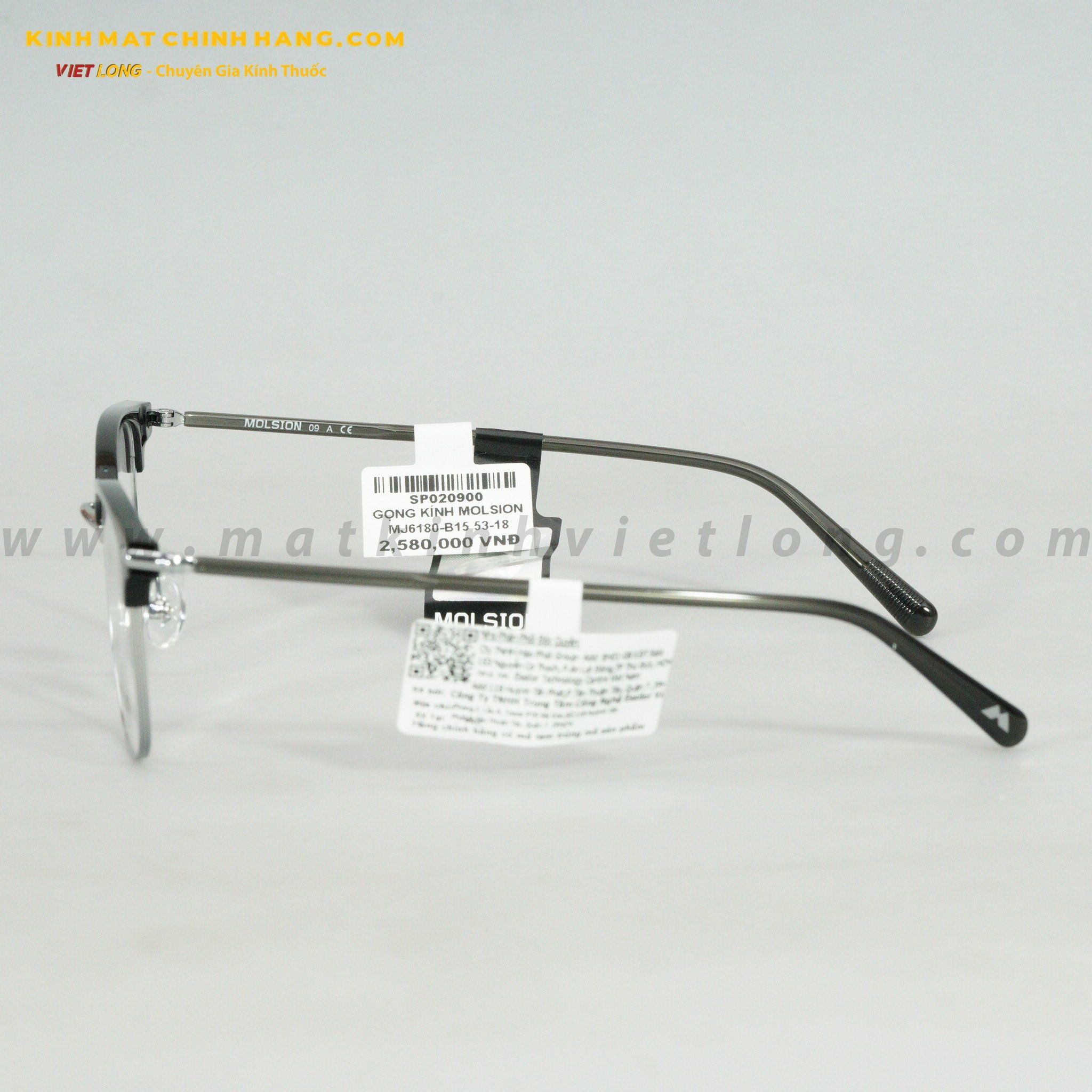 GỌNG KÍNH MOLSION MJ6180-B15 53-18