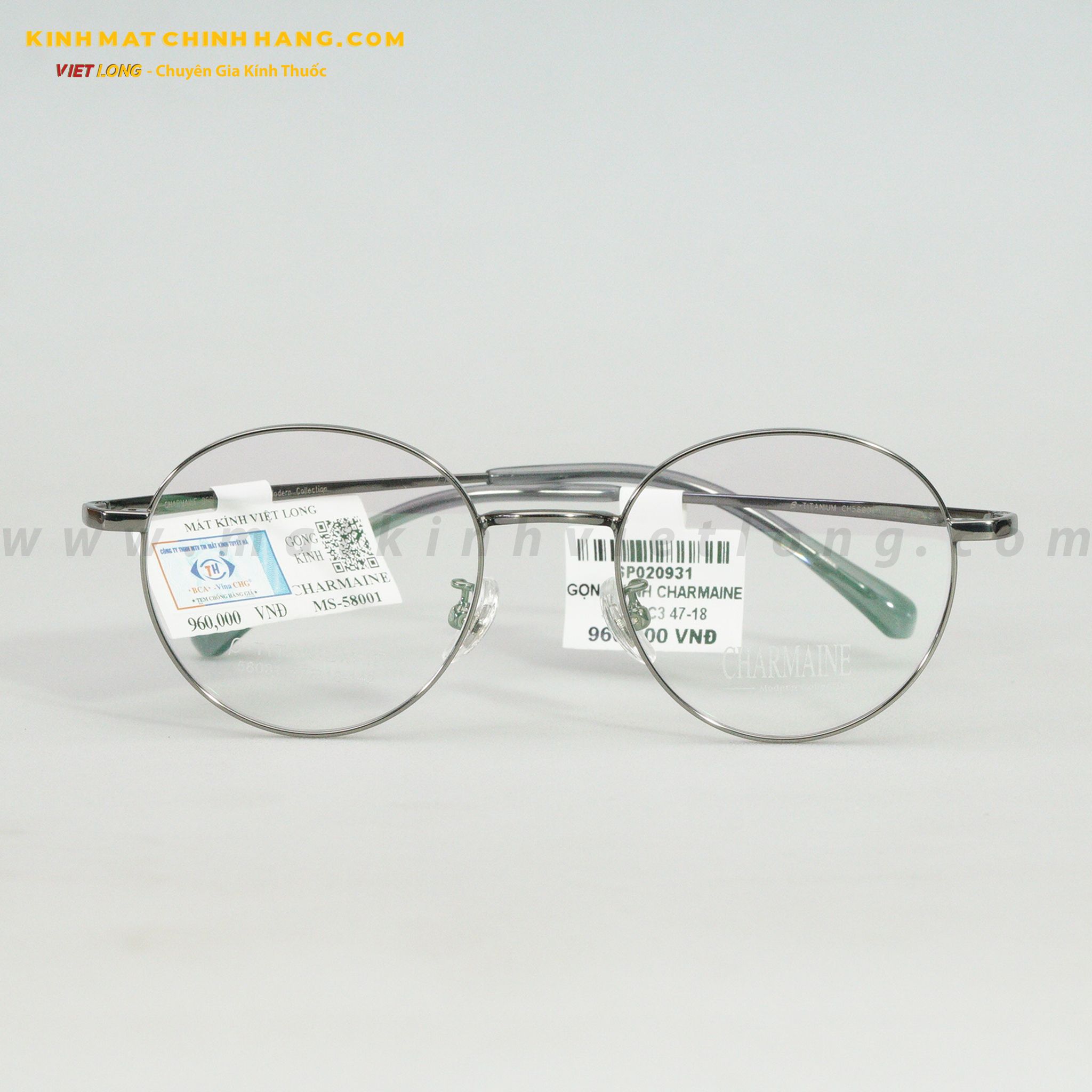 GỌNG KÍNH CHARMAINE 58001-C3 47-18