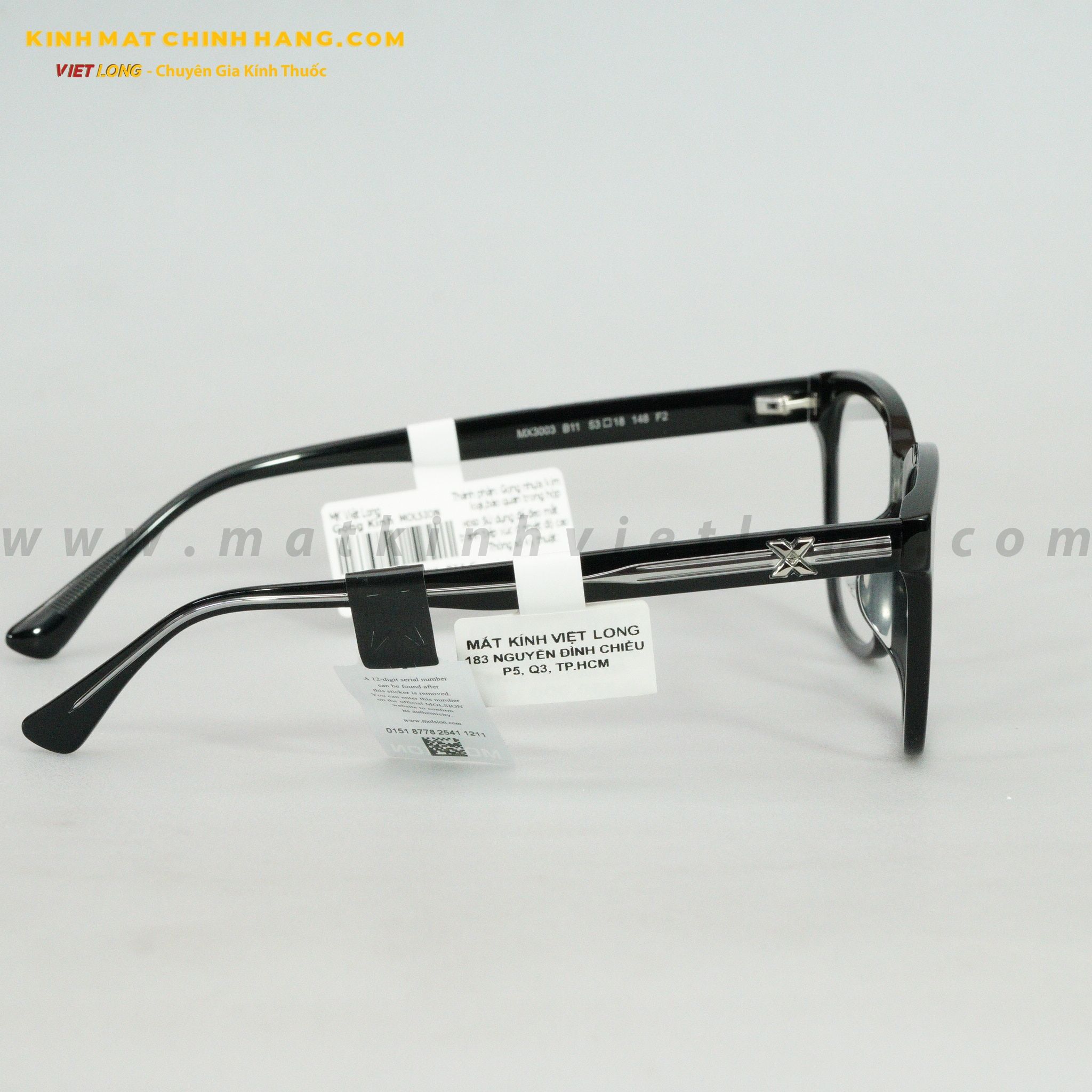 GỌNG KÍNH MOLSION MX3003-B11 53-18