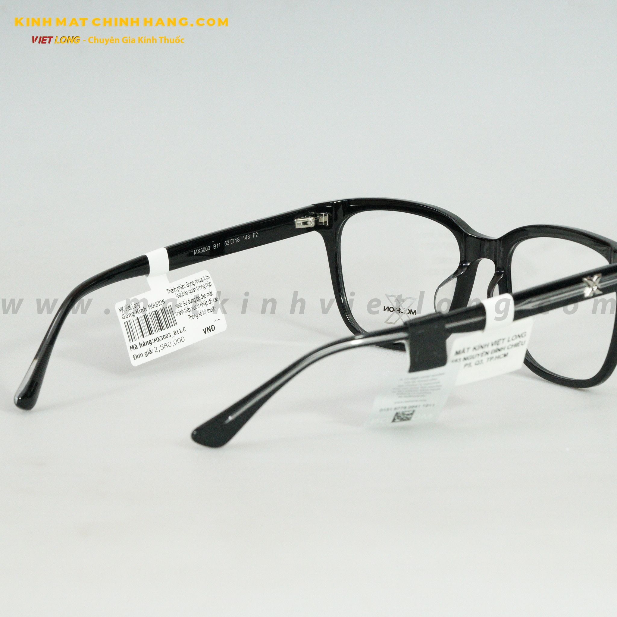 GỌNG KÍNH MOLSION MX3003-B11 53-18