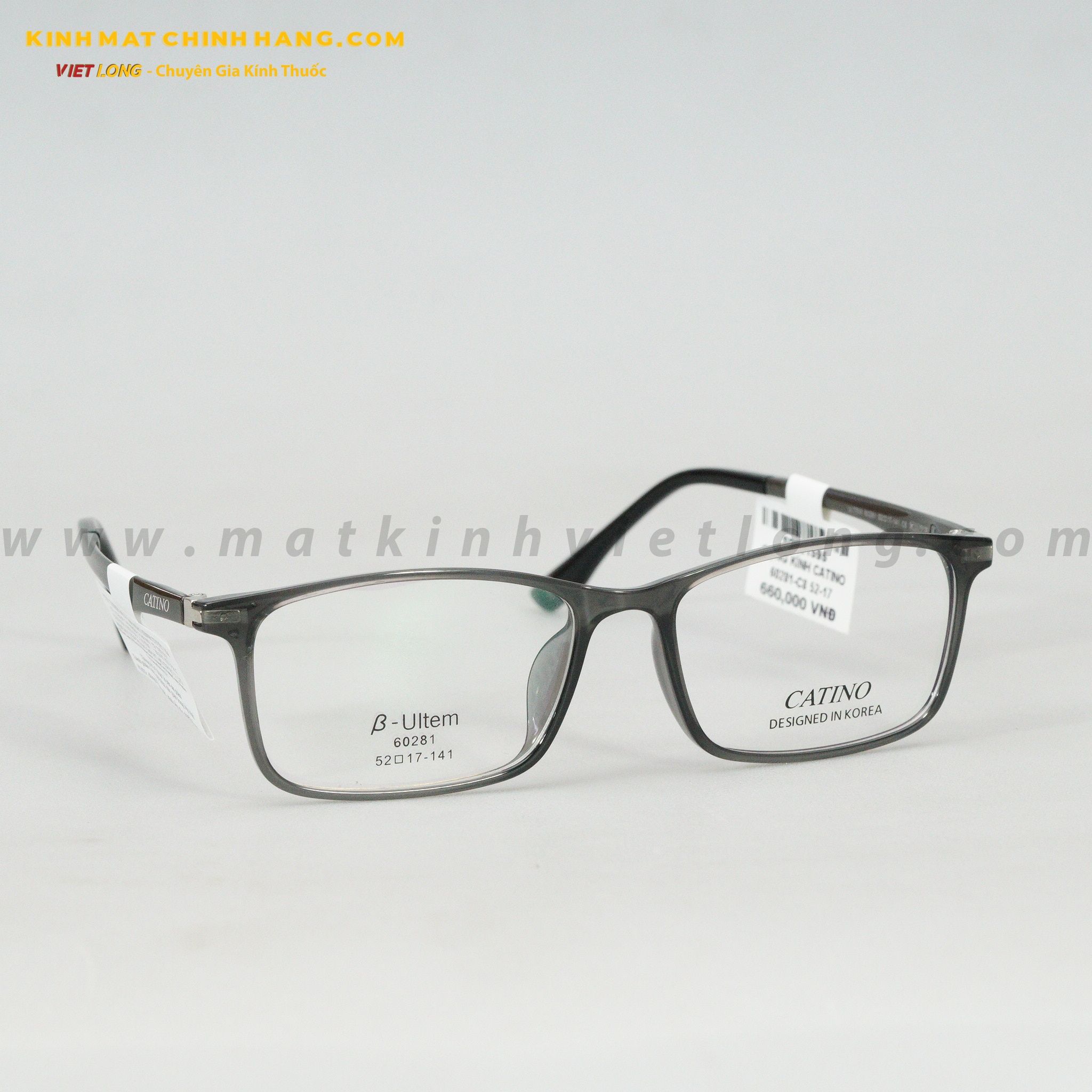 GỌNG KÍNH CATINO 60281-C8 52-17