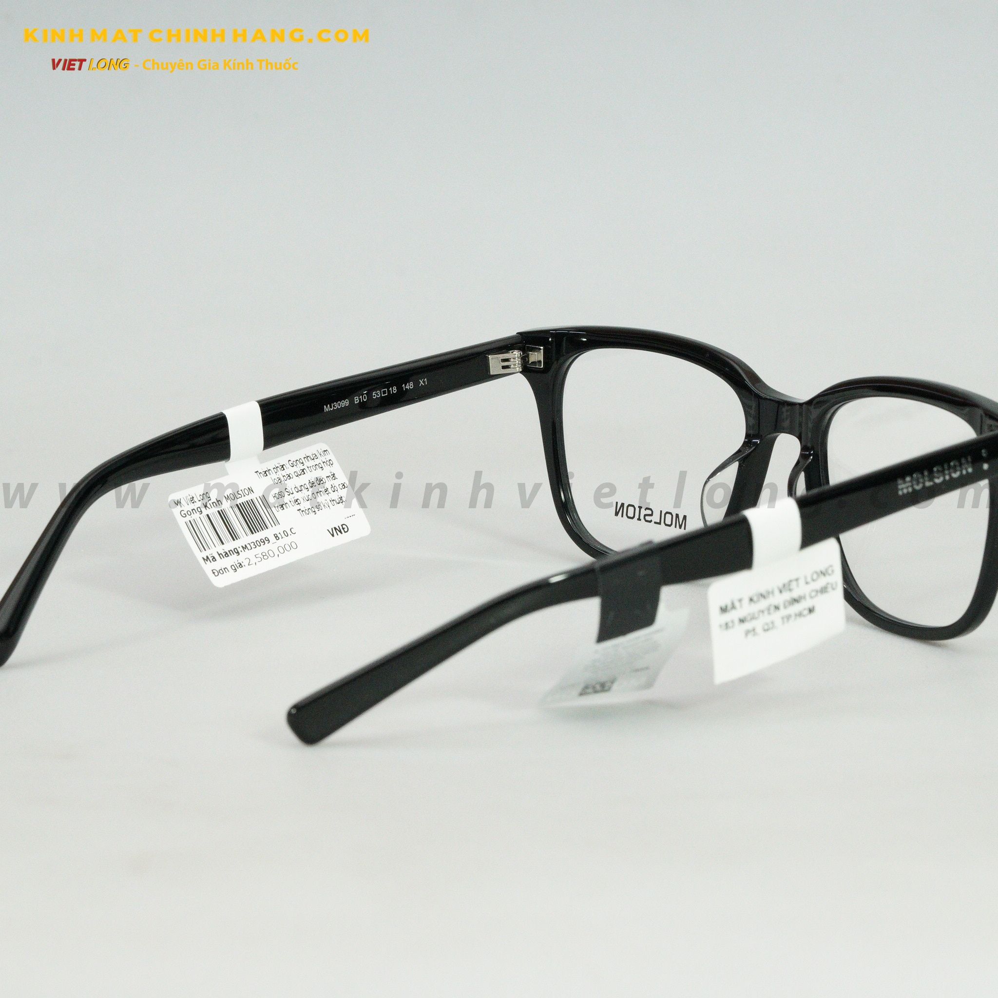 GỌNG KÍNH MOLSION MJ3099-B10 53-18